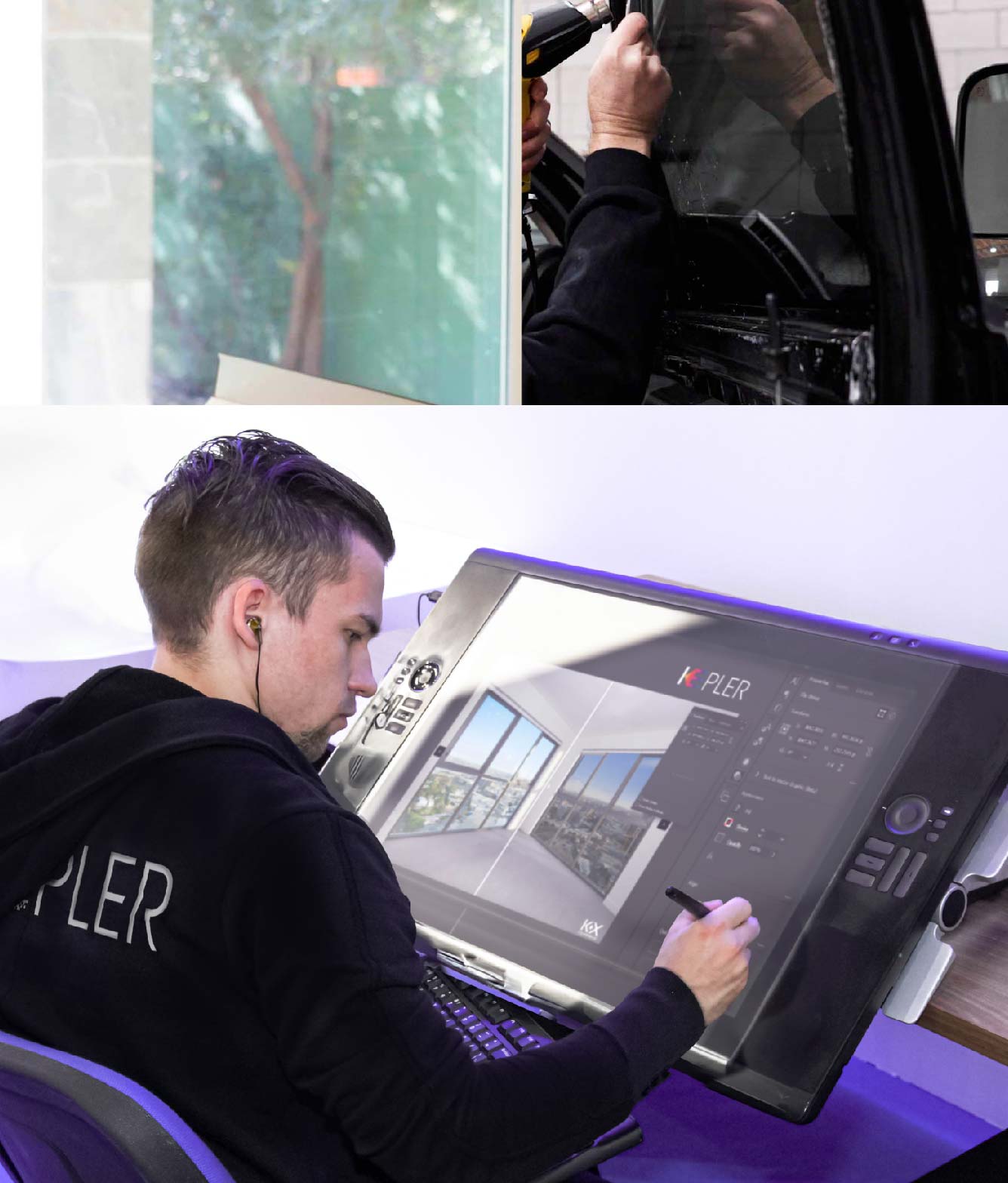 Kepler Specialist Performing Commercial Window Tinting in Olney Olney