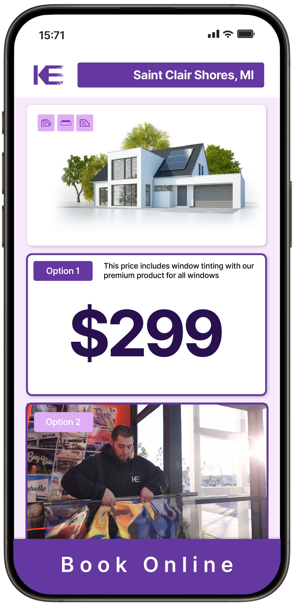 View Reasonable Home Window Tinting Rates in Saint Clair Shores, Michigan