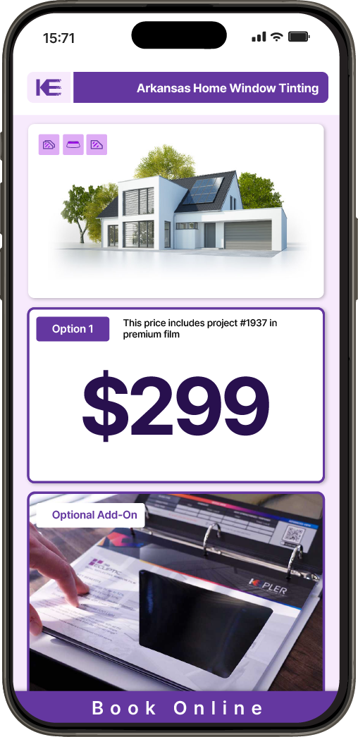 View Detailed Home Window Tinting Pricing in Arkansas