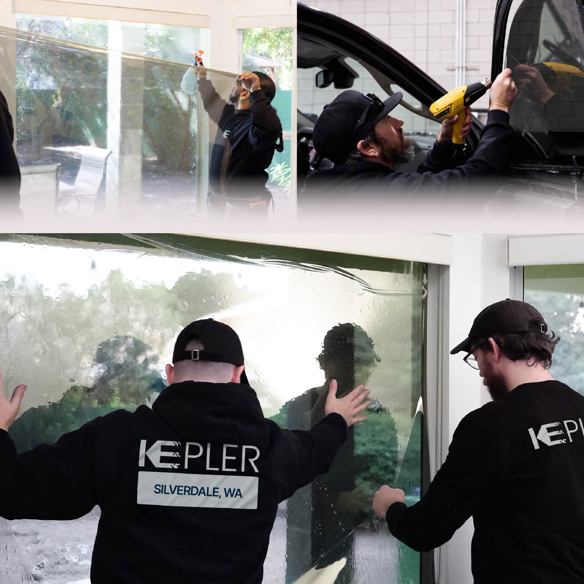 Kepler Specialist Performing Commercial Window Tinting in Silverdale Silverdale