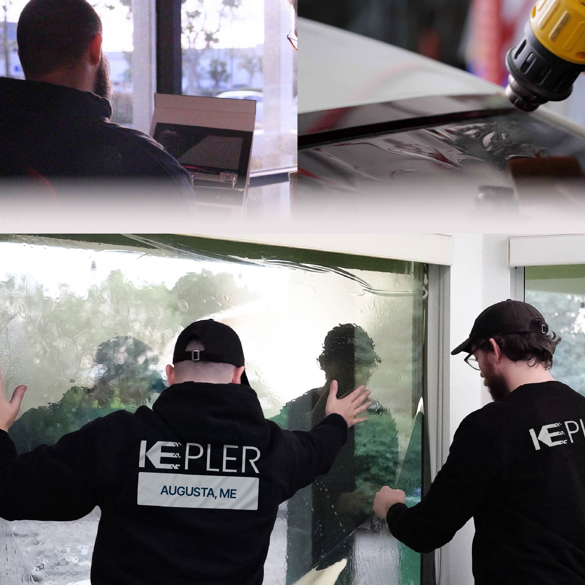 Kepler Specialist Performing Commercial Window Tinting in Augusta Augusta