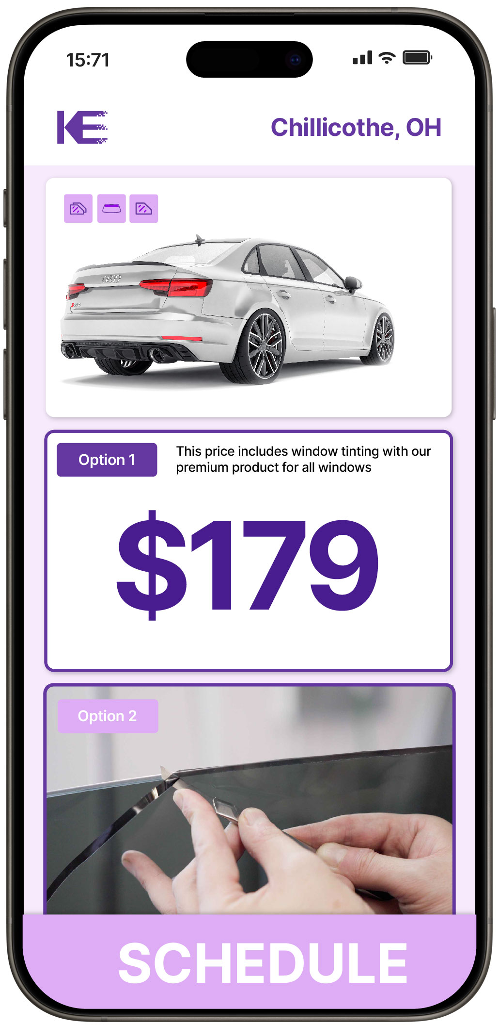 View Competitive Car Window Tinting Costs in Chillicothe, Ohio