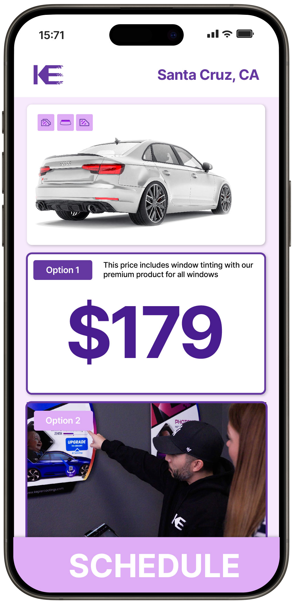 View Affordable Car Window Tinting Costs in Santa Cruz, California