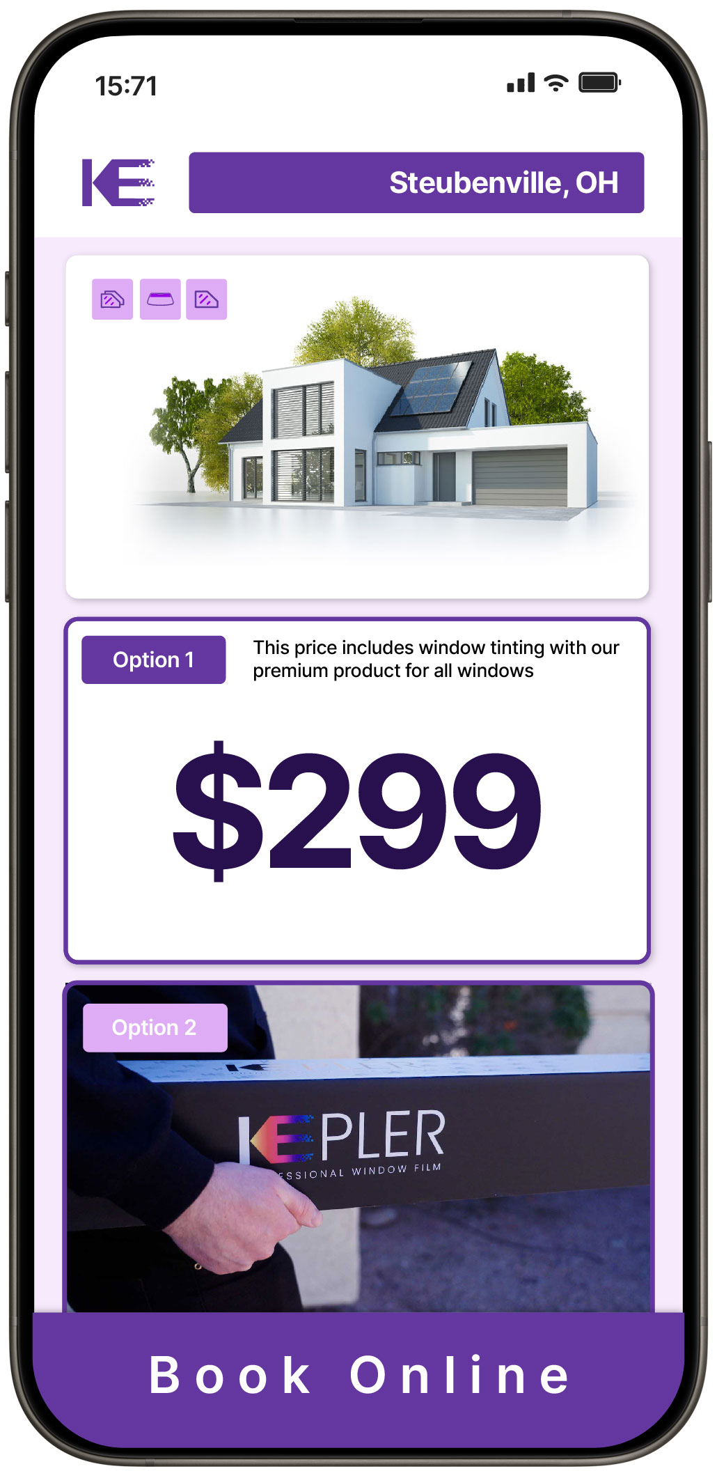 View Competitive Home Window Tinting Costs in Steubenville, Ohio