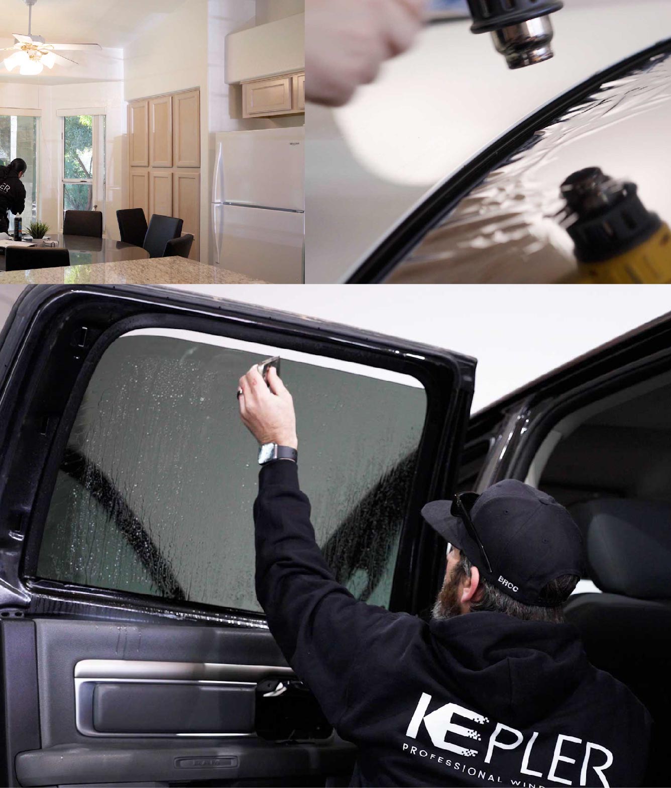 Kepler Window Tinting Specialists at Work in Westfield, New Jersey
