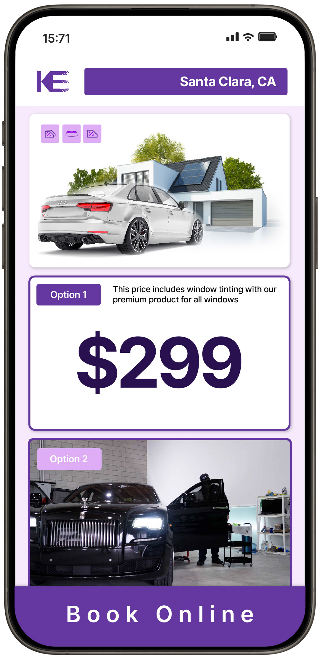 View Competitive Window Tinting Prices in Santa Clara, California