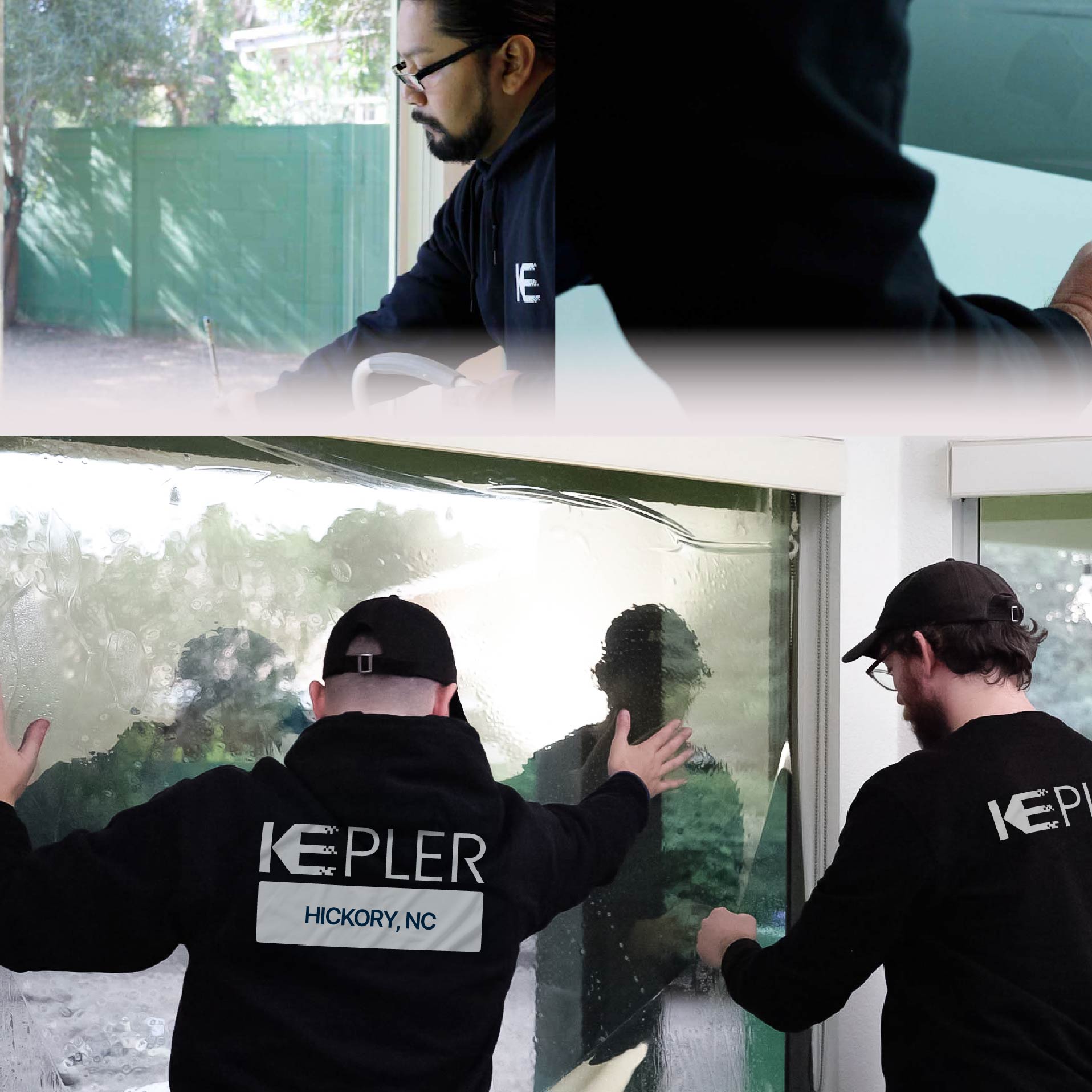 Kepler Specialist Performing Commercial Window Tinting in Hickory Hickory