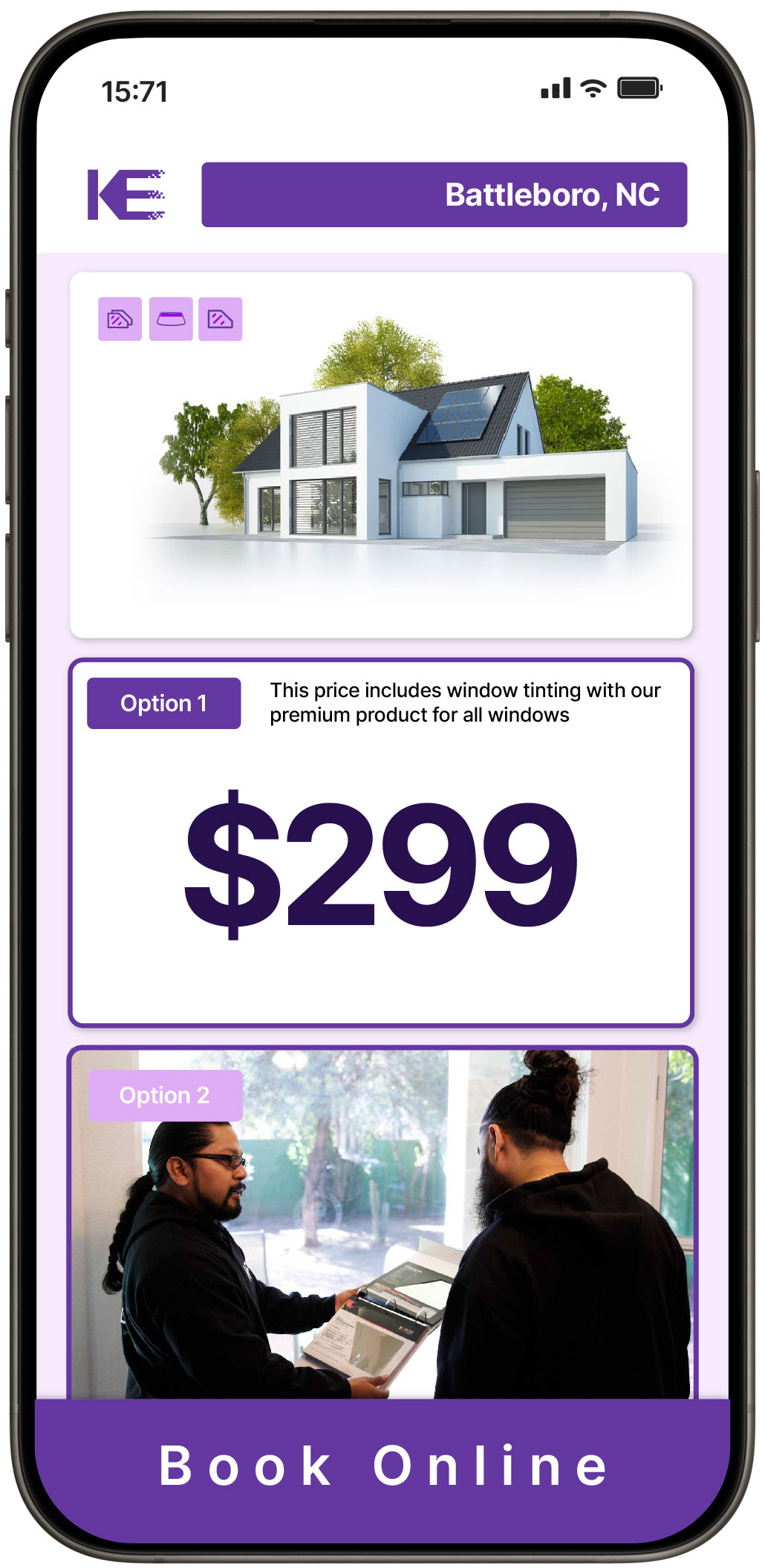View Affordable Home Window Tinting Prices in Battleboro, North Carolina