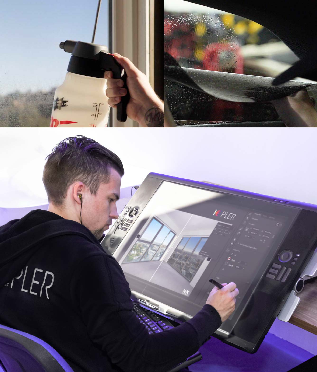 Kepler Specialist Performing Commercial Window Tinting in Clinton Township Clinton Township
