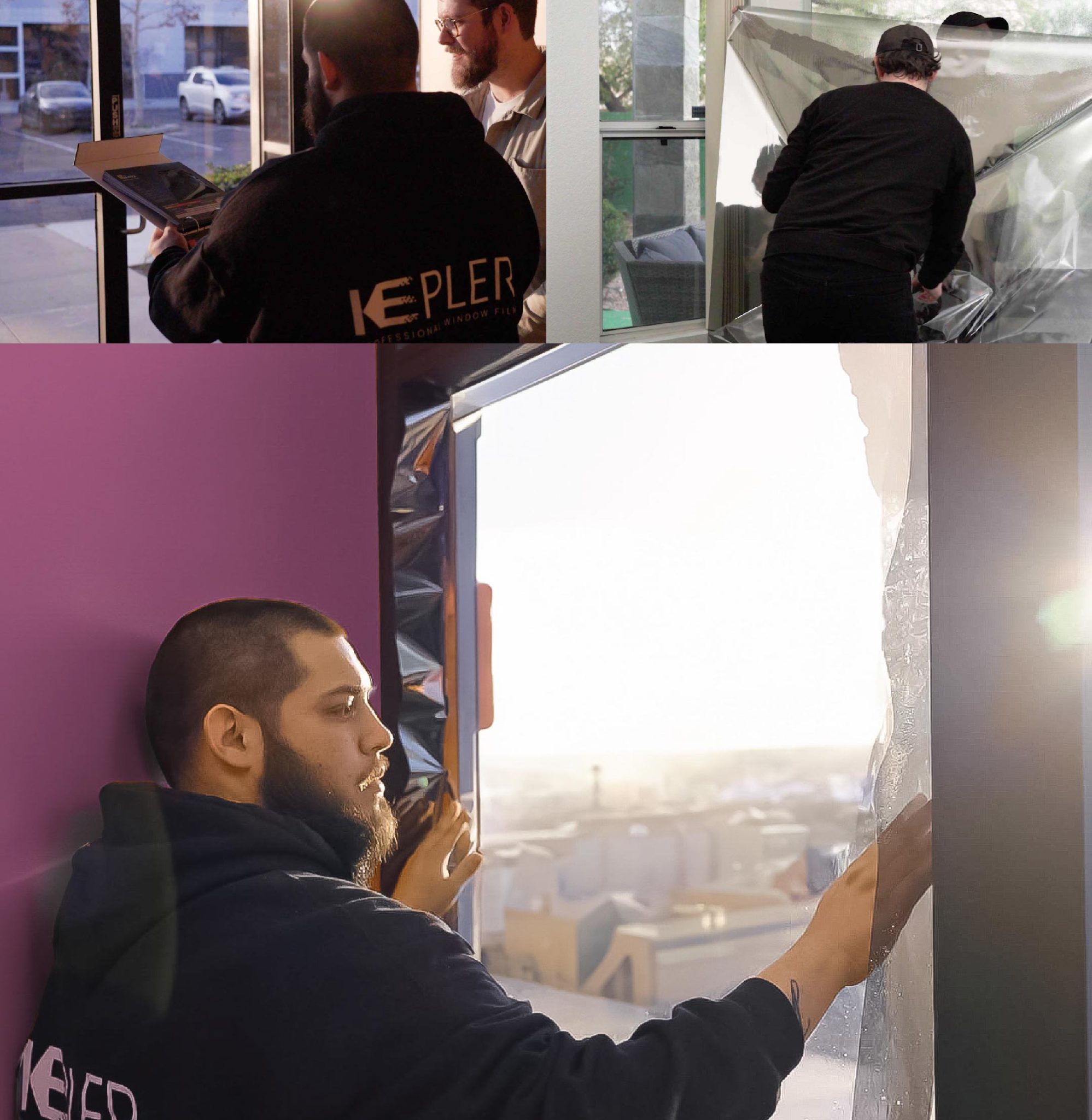 Kepler Specialist Performing Commercial Window Tinting in Georgia