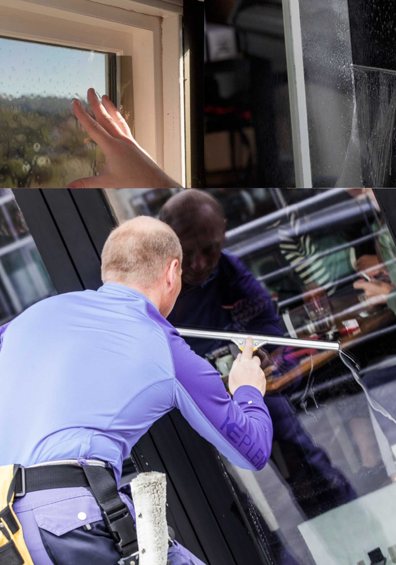 Kepler Professional Applying Anti-Graffiti Window Film to a Issaquah Shop Front