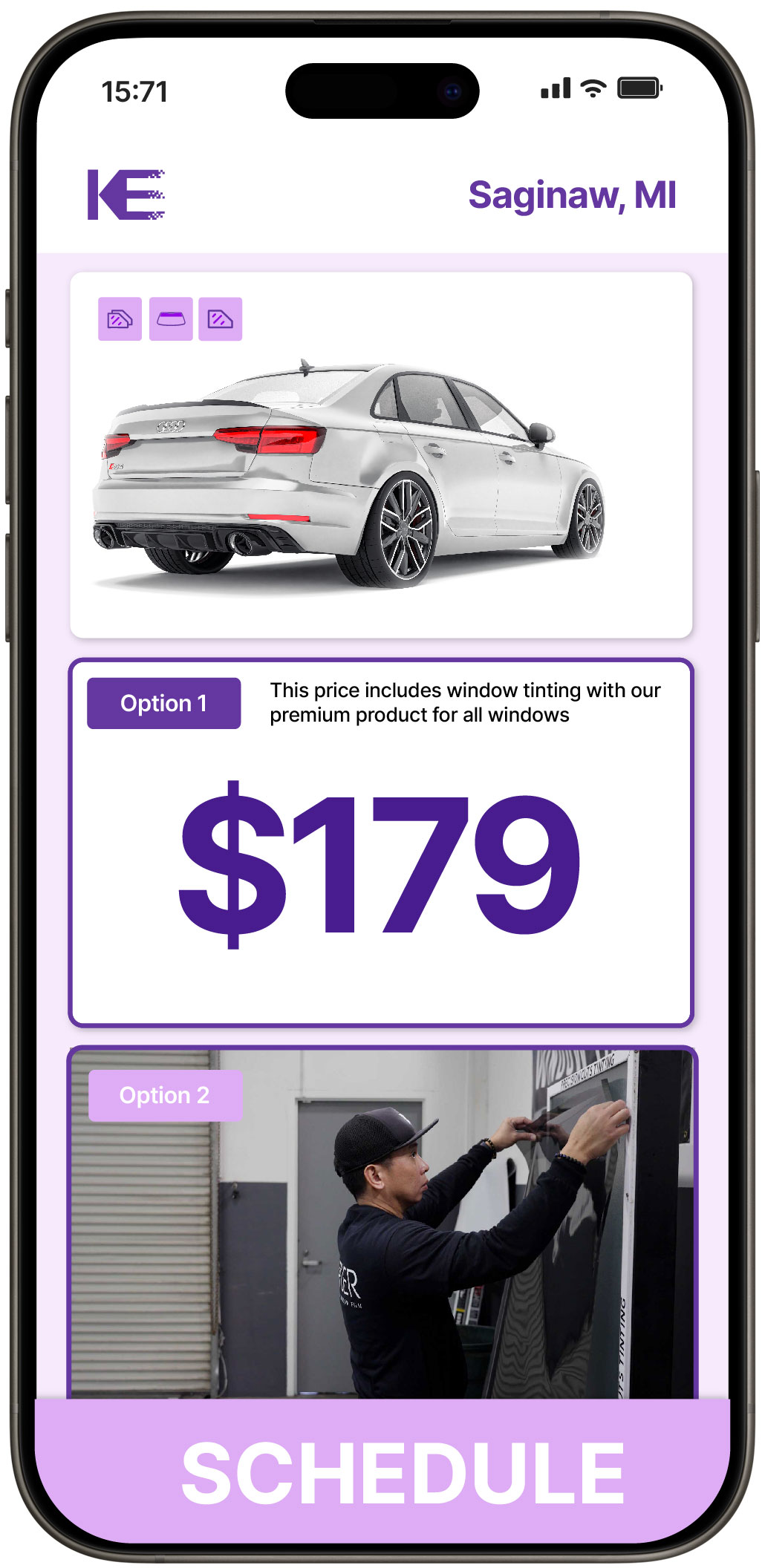 View Affordable Car Window Tinting Prices in Saginaw, Michigan