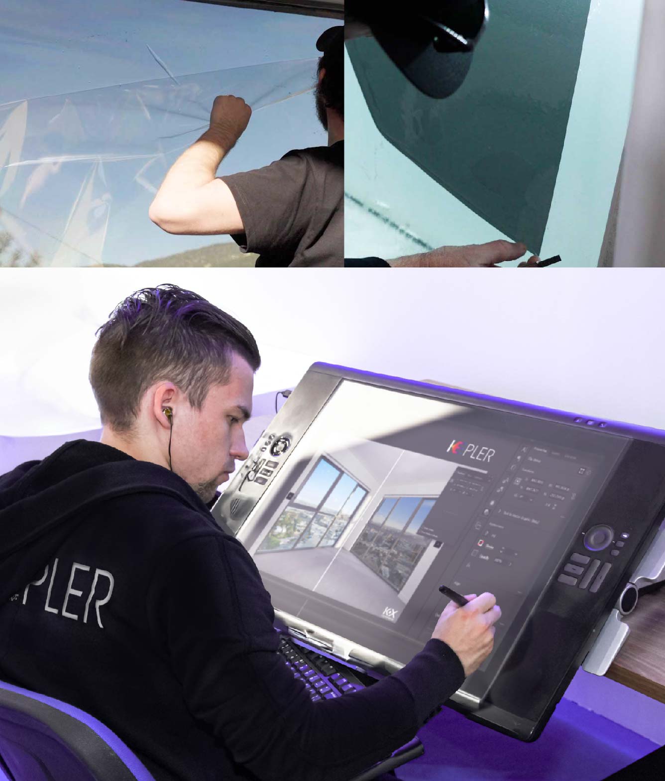 Kepler Specialist Performing Commercial Window Tinting in Baltimore Baltimore