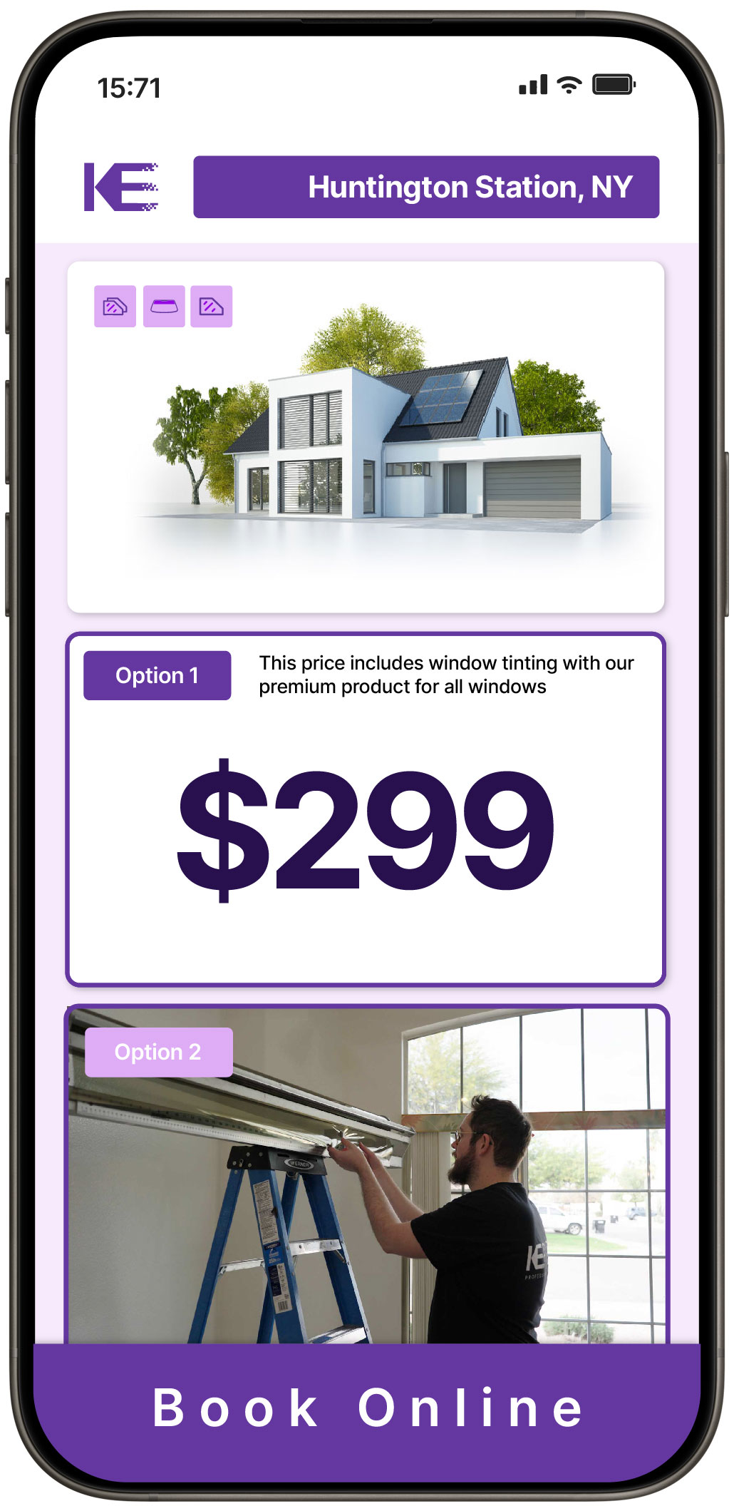 View Competitive Home Window Tinting Rates in Huntington Station, New York