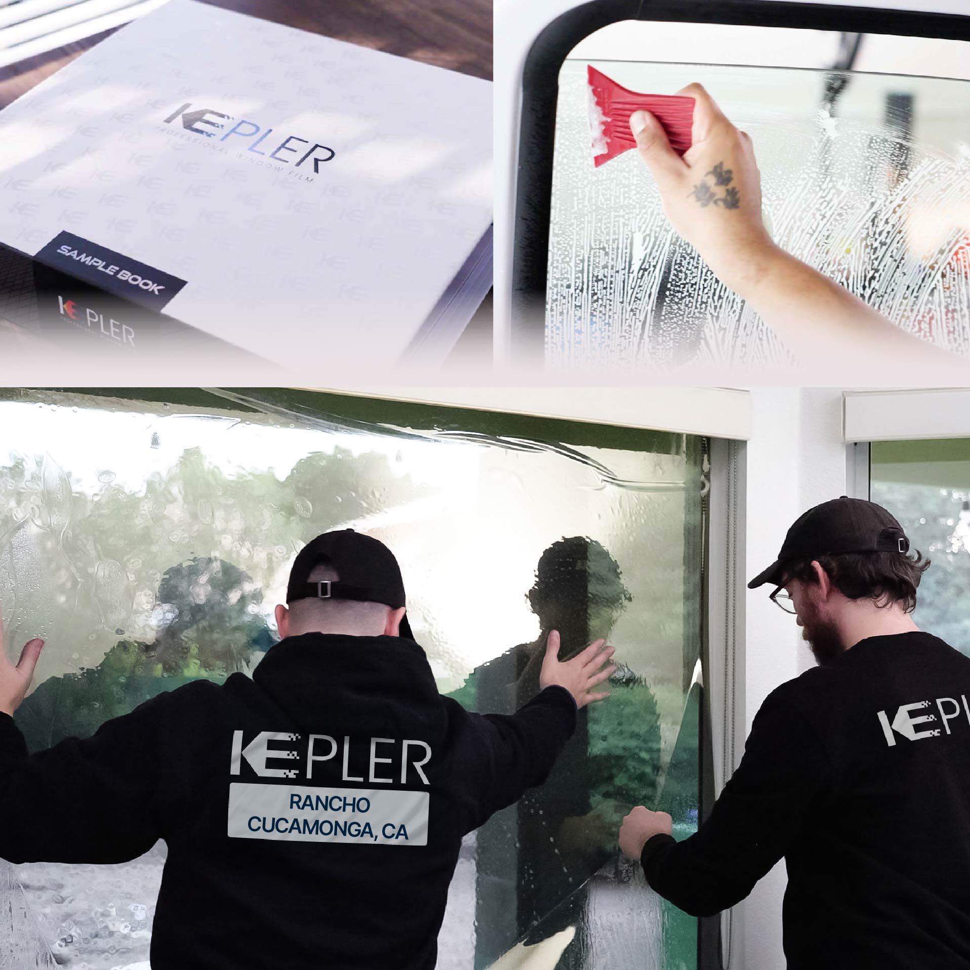 Kepler Specialist Performing Commercial Window Tinting in Rancho Cucamonga Rancho Cucamonga