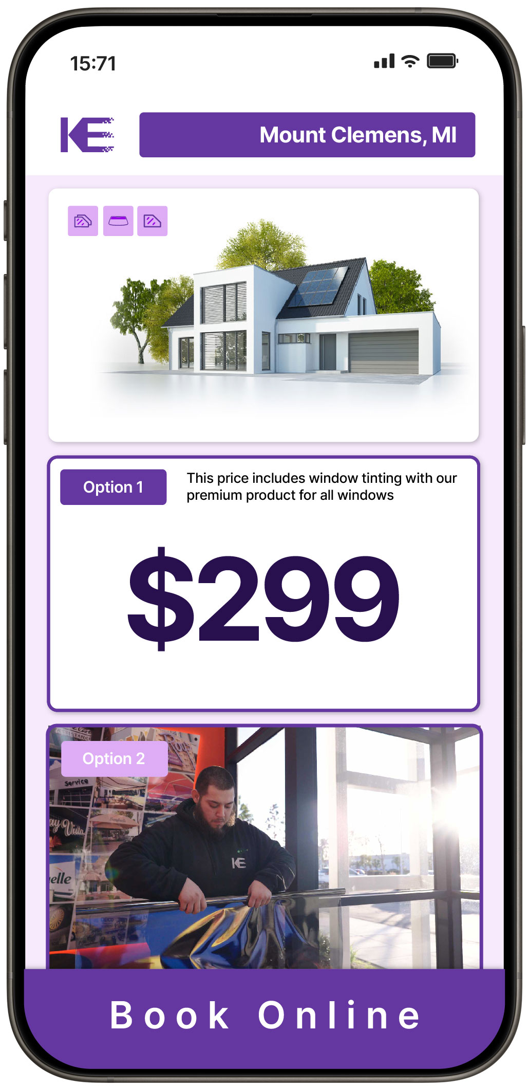 View Affordable Home Window Tinting Costs in Mount Clemens, Michigan