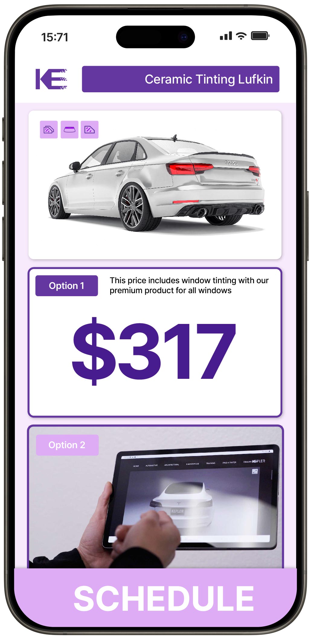 View Competitive Ceramic Window Tinting Prices in Lufkin, Texas