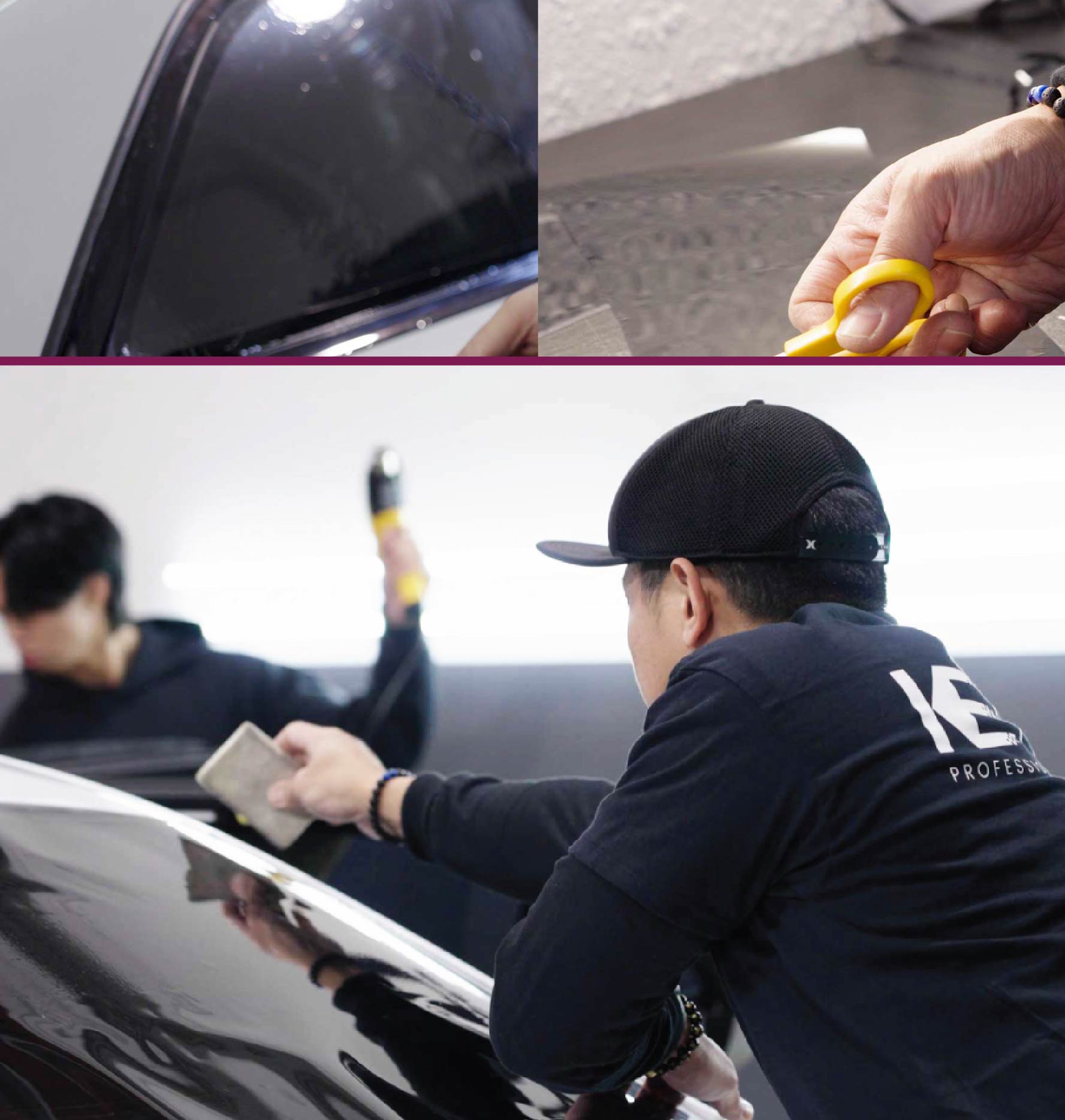 Car Window Tinting Specialists at Work in Ohio