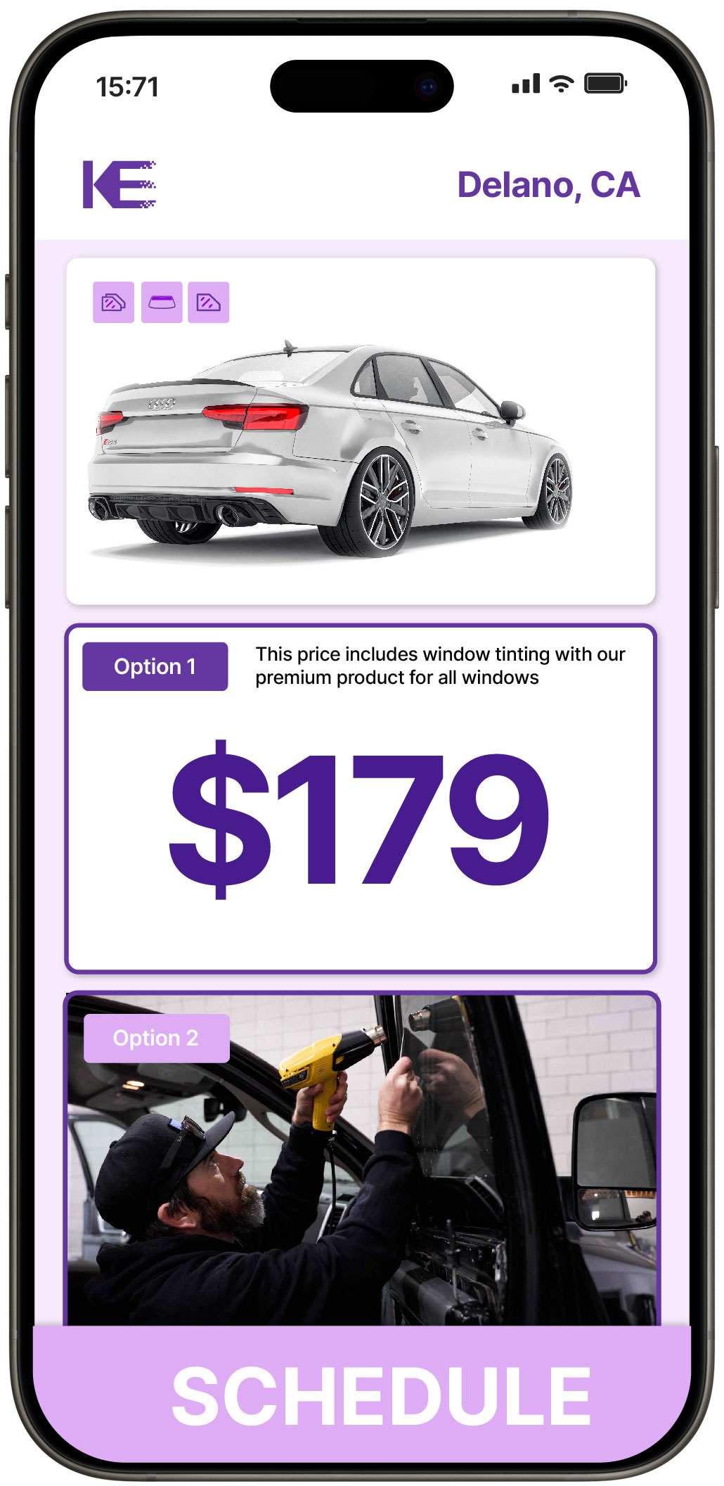 View Affordable Car Window Tinting Rates in Delano, California