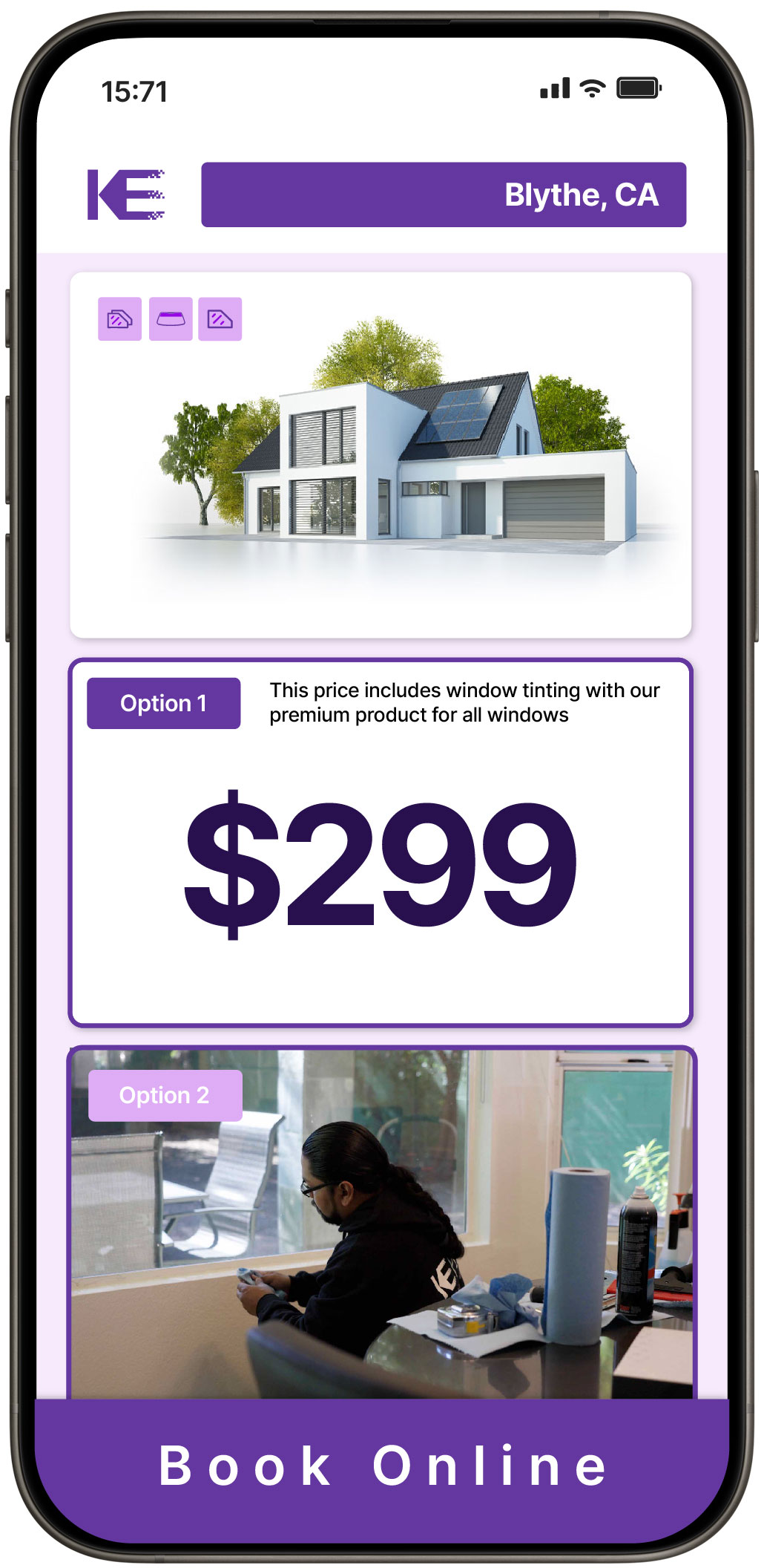 View Affordable Home Window Tinting Prices in Blythe, California