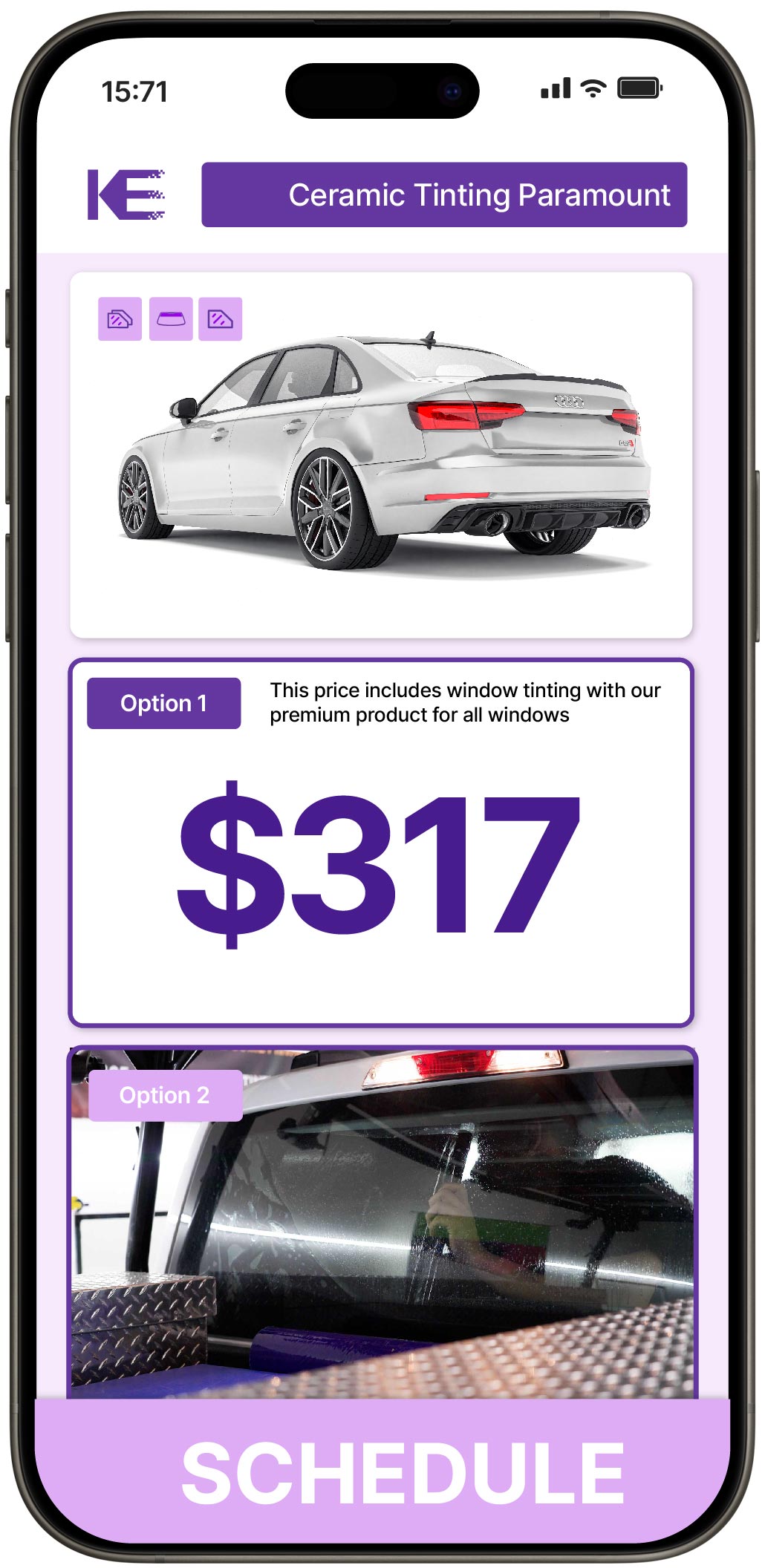 View Competitive Ceramic Window Tinting Rates in Paramount, California