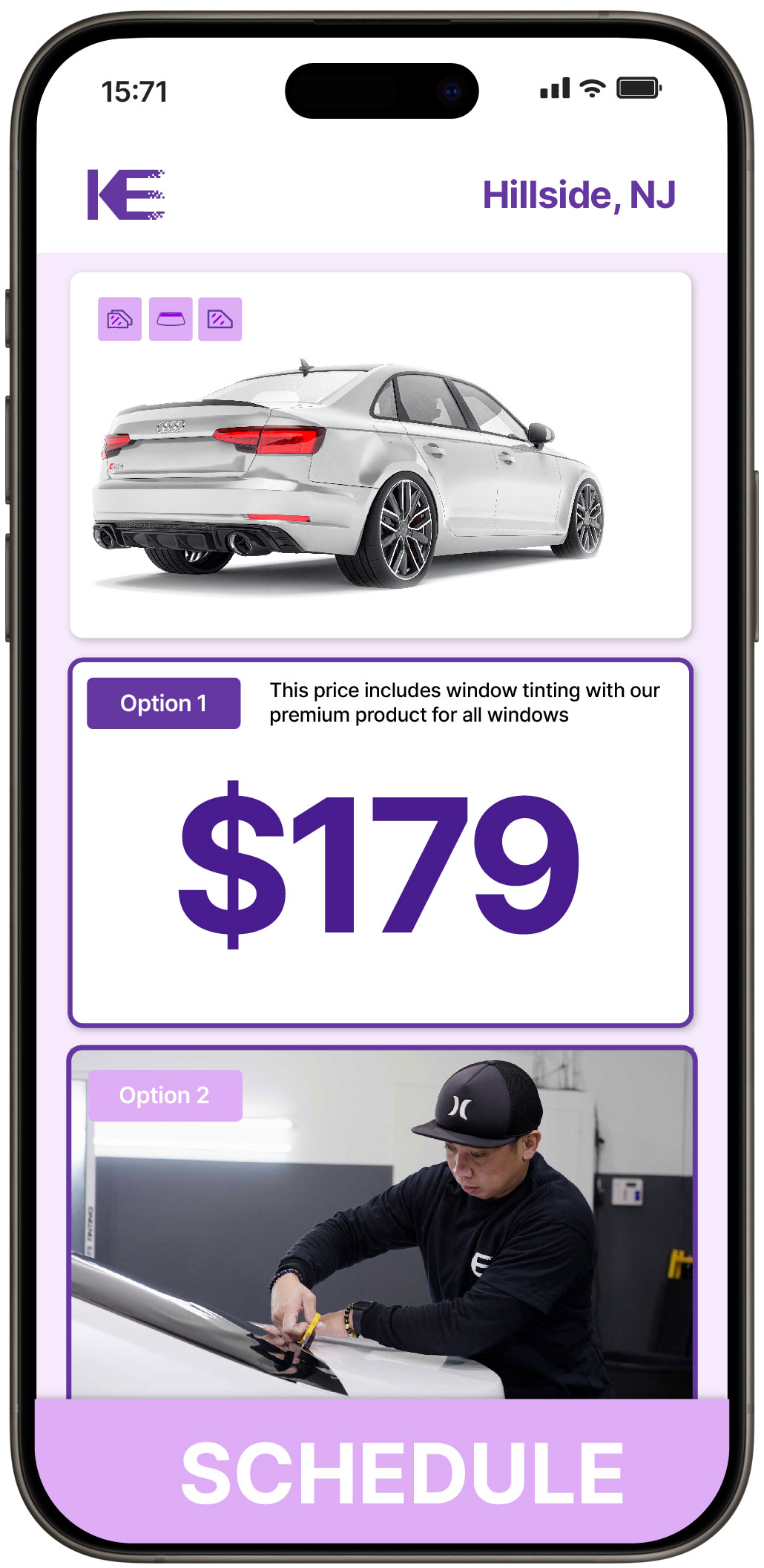 View Affordable Car Window Tinting Rates in Hillside, New Jersey