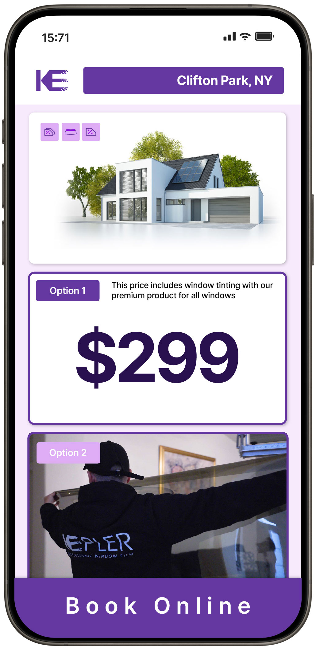 View Competitive Home Window Tinting Prices in Clifton Park, New York