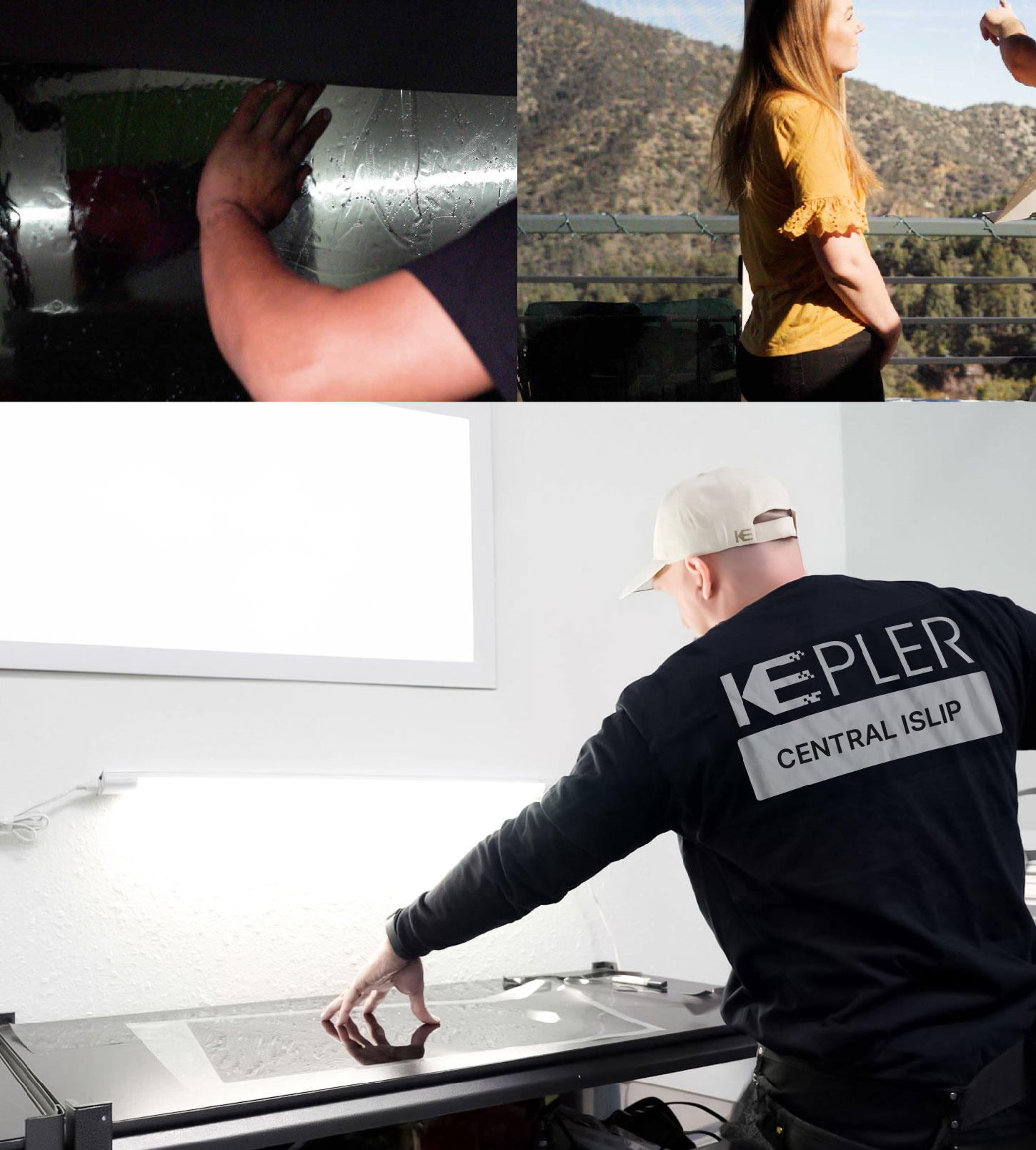 Window Tinting Specialist Cutting Film in Central Islip, New York