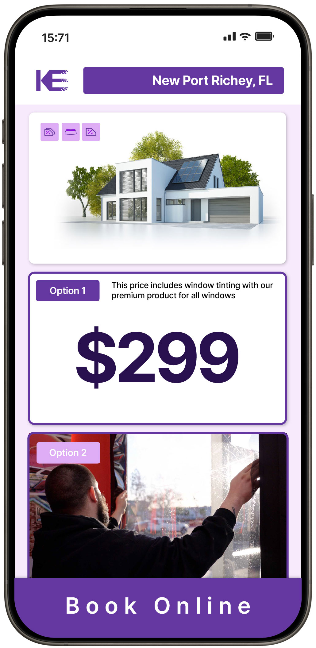 View Affordable Home Window Tinting Prices in New Port Richey, Florida