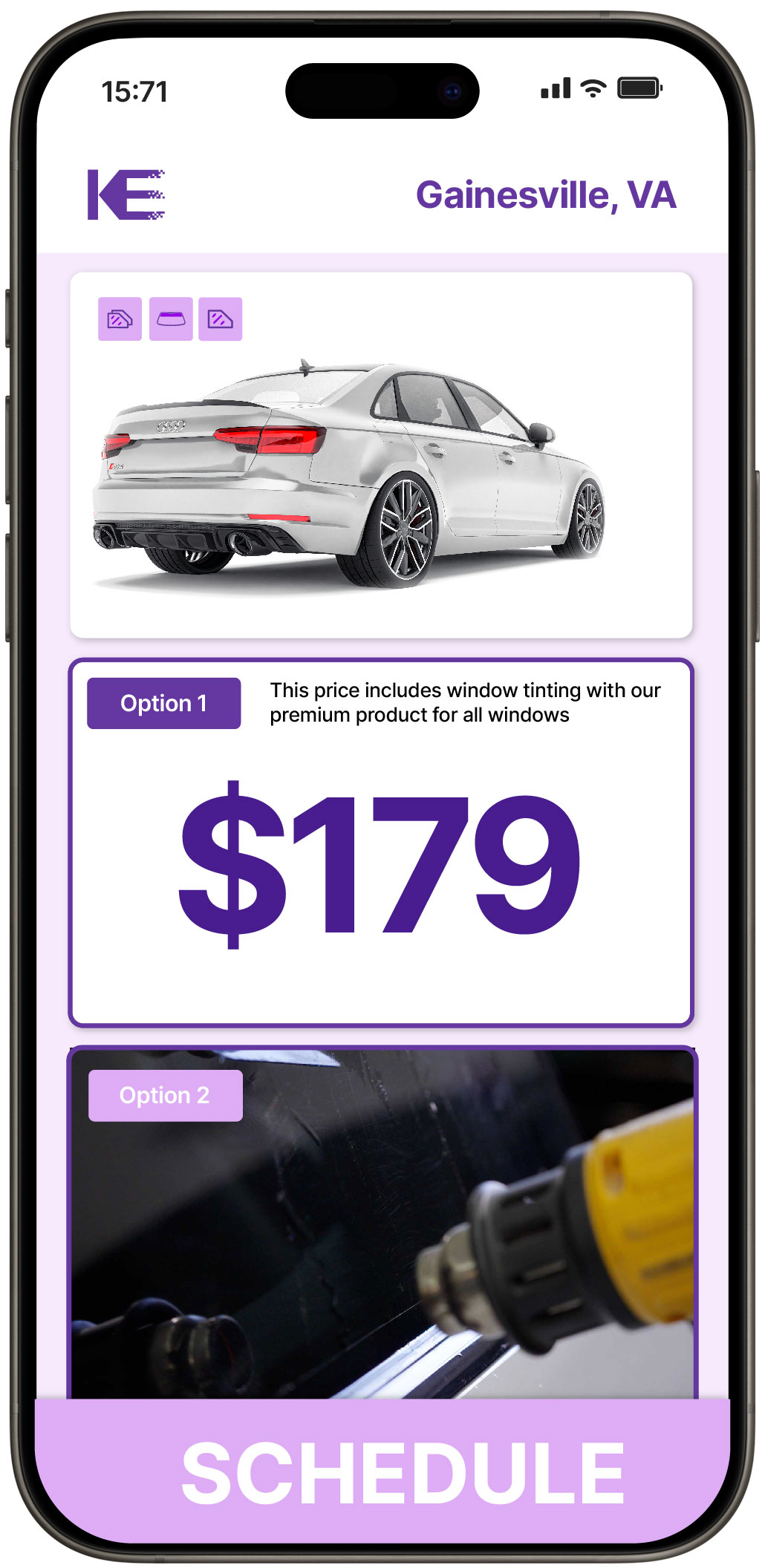 View Competitive Car Window Tinting Prices in Gainesville, Virginia