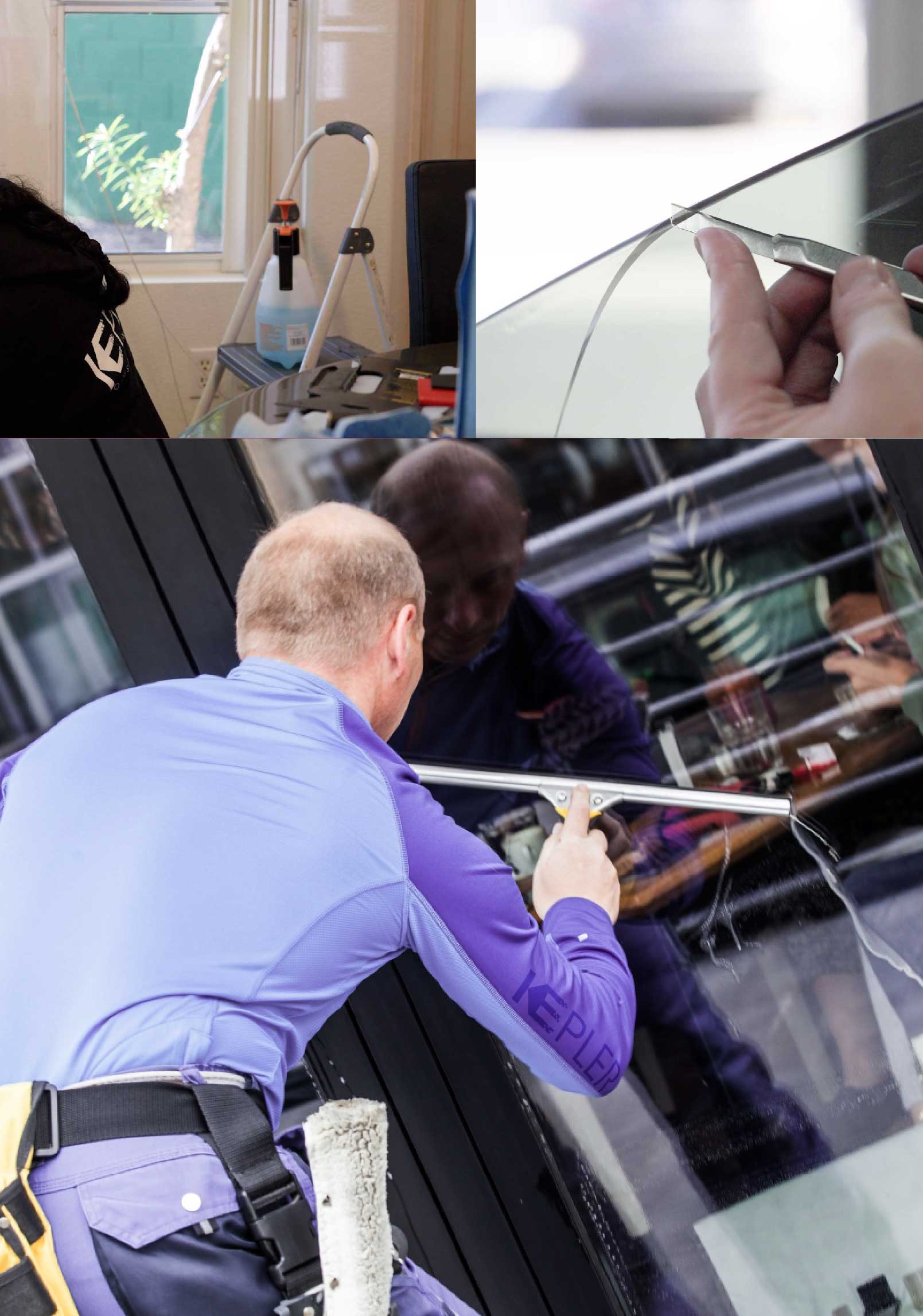 Kepler Professional Applying Anti-Graffiti Window Film to a Marlboro Shop Front