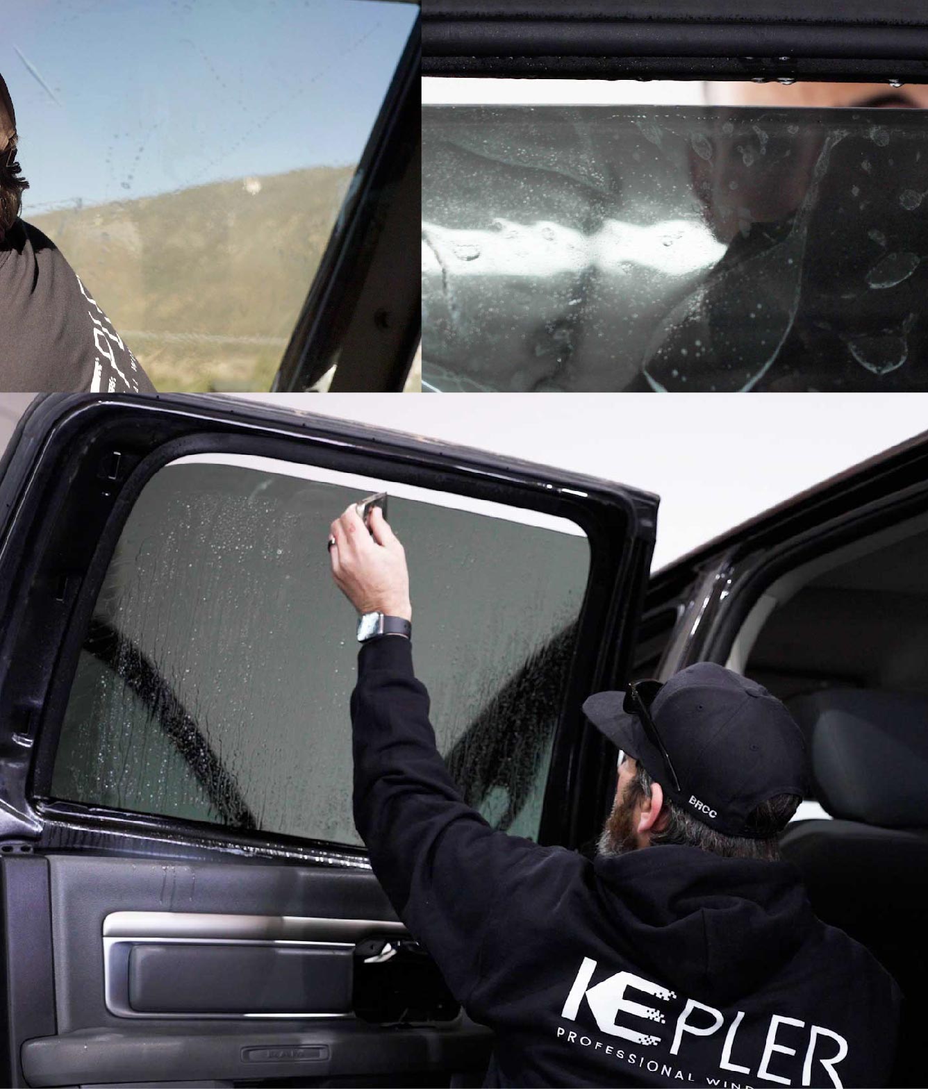 Kepler Window Tinting Specialists at Work in Shrewsbury, Massachusetts
