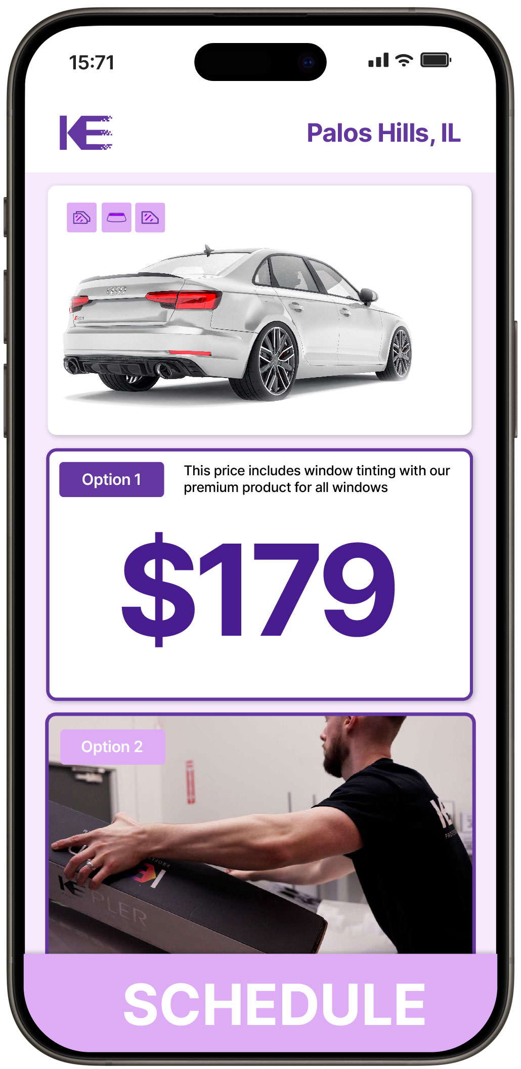View Reasonable Car Window Tinting Rates in Palos Hills, Illinois
