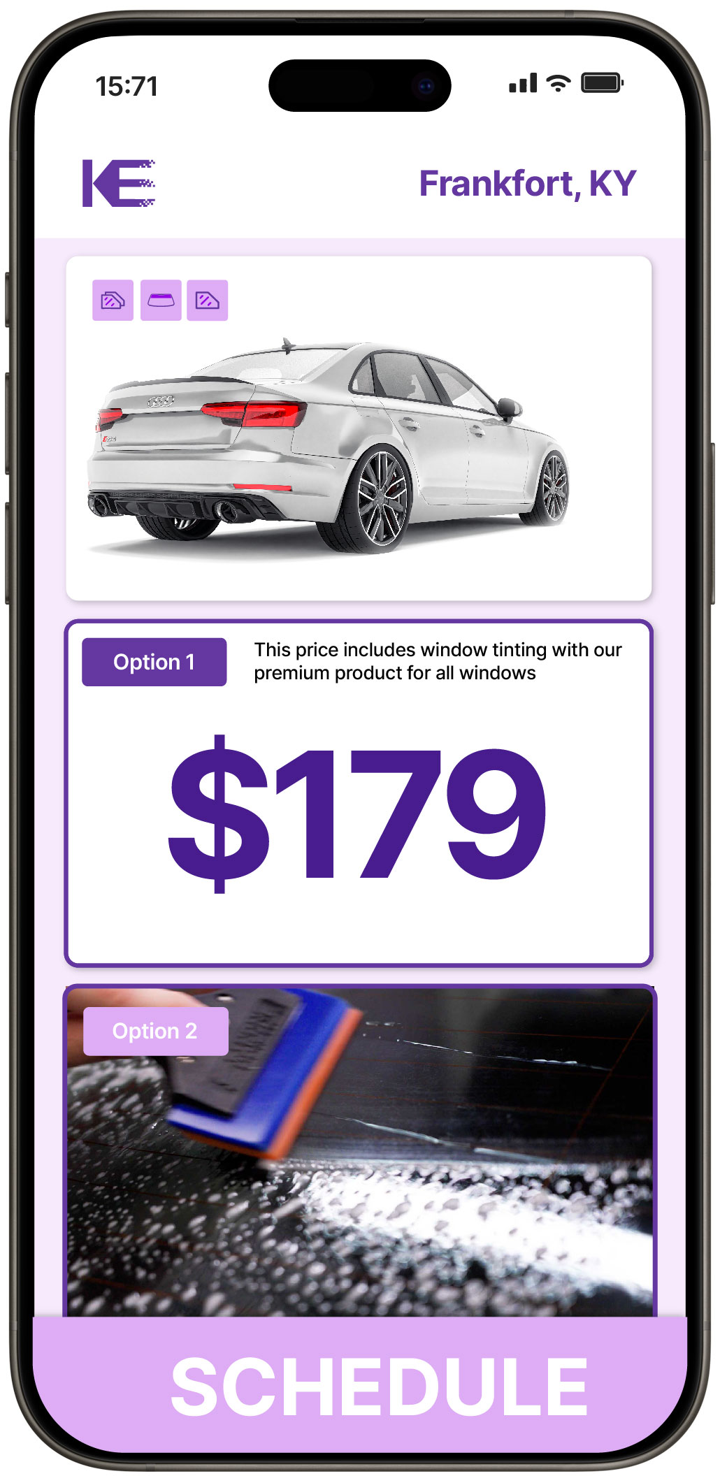 View Reasonable Car Window Tinting Prices in Frankfort, Kentucky