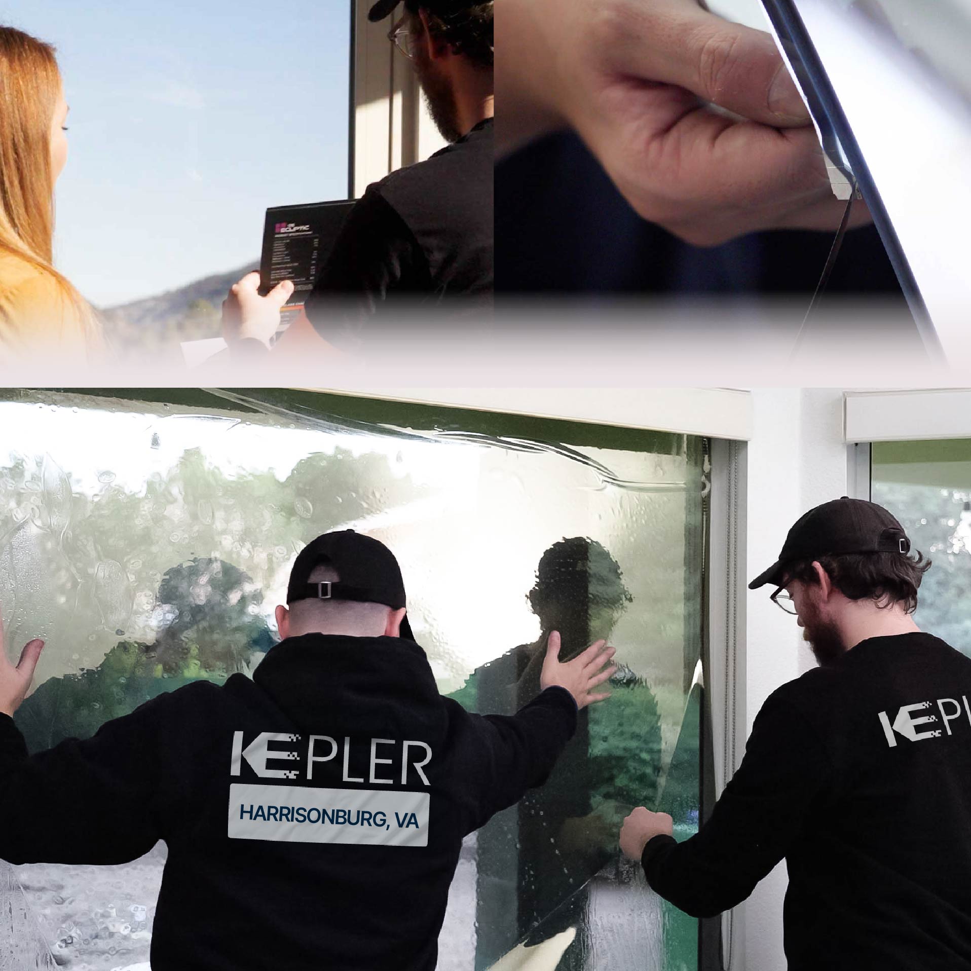 Kepler Specialist Performing Commercial Window Tinting in Harrisonburg Harrisonburg