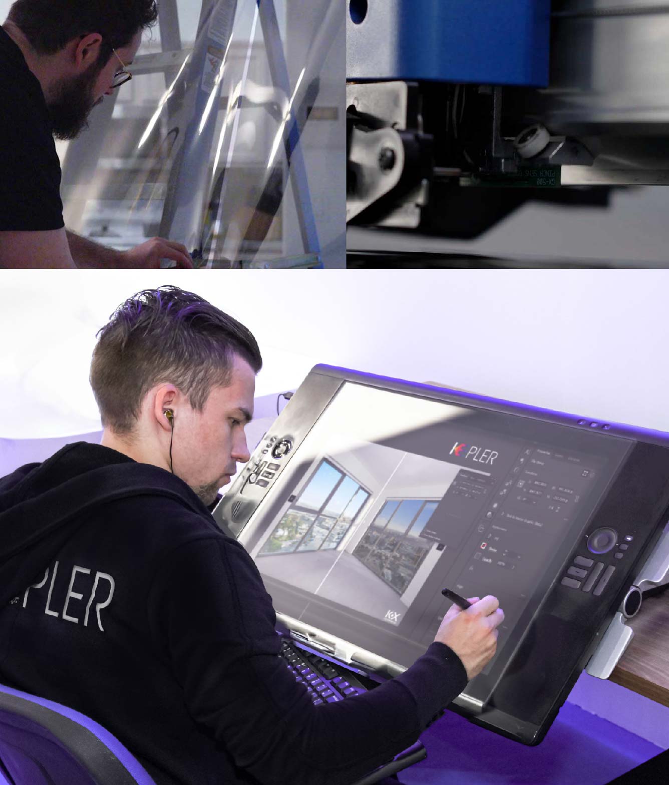 Kepler Specialist Performing Commercial Window Tinting in Highland Highland