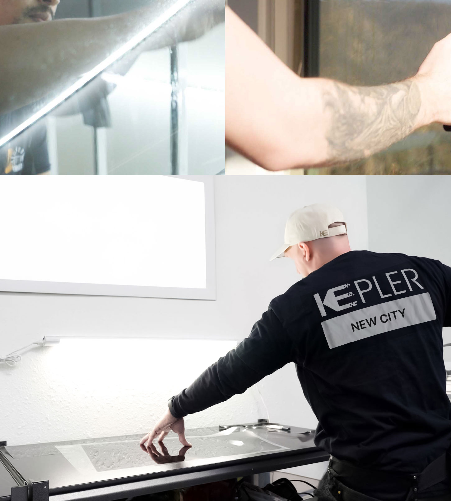 Window Tinting Specialist Cutting Film in New City, New York