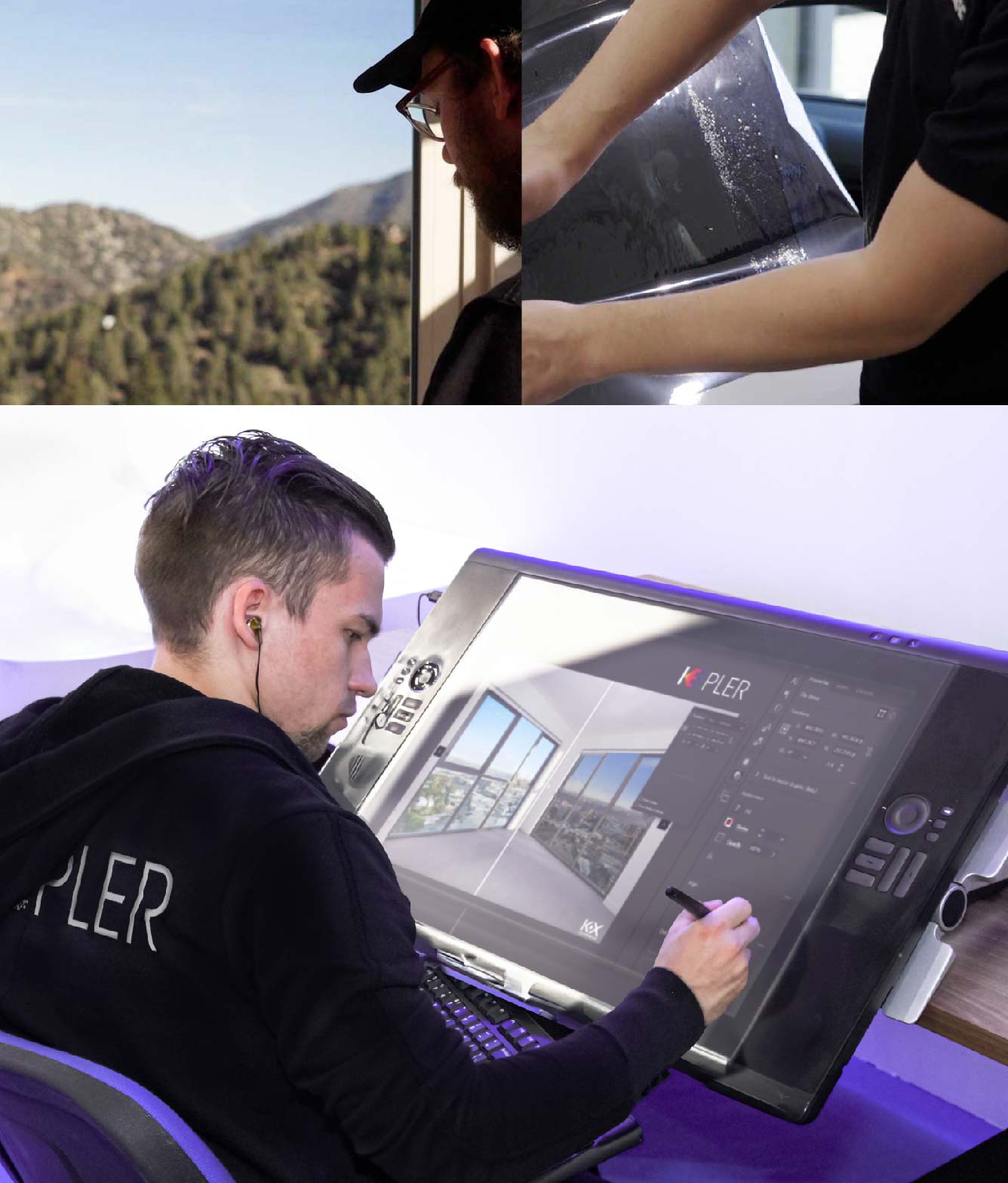 Kepler Specialist Performing Commercial Window Tinting in Lake Jackson Lake Jackson