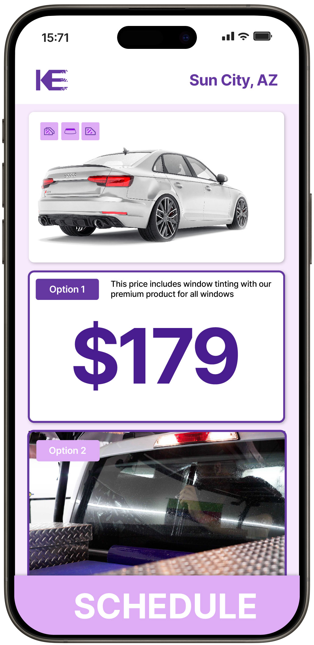 View Competitive Car Window Tinting Costs in Sun City, Arizona