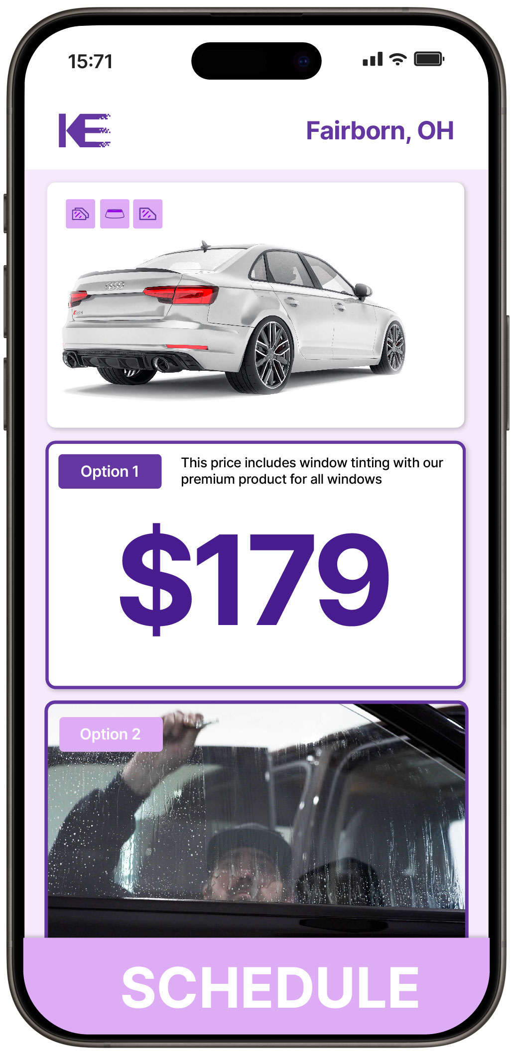 View Reasonable Car Window Tinting Rates in Fairborn, Ohio