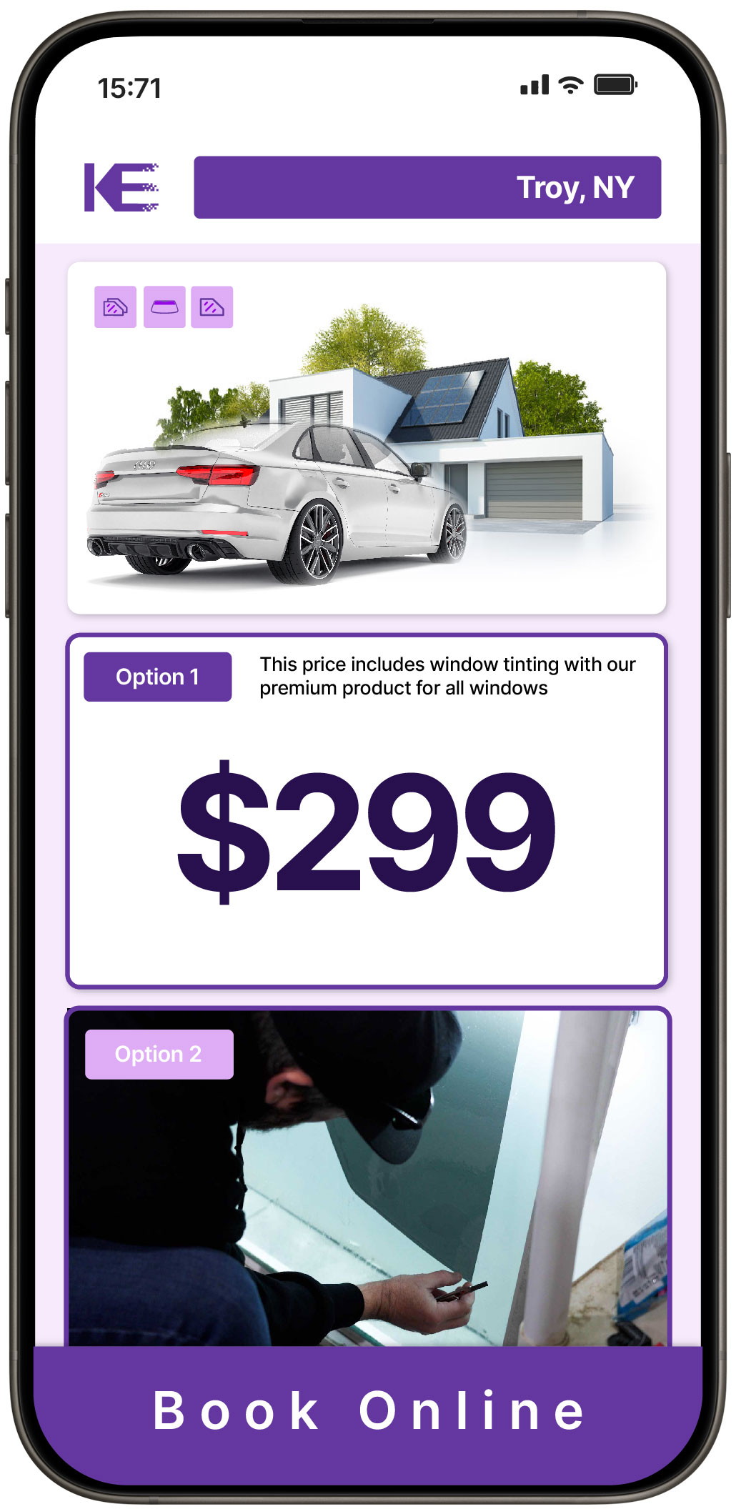 View Competitive Window Tinting Prices in Troy, New York