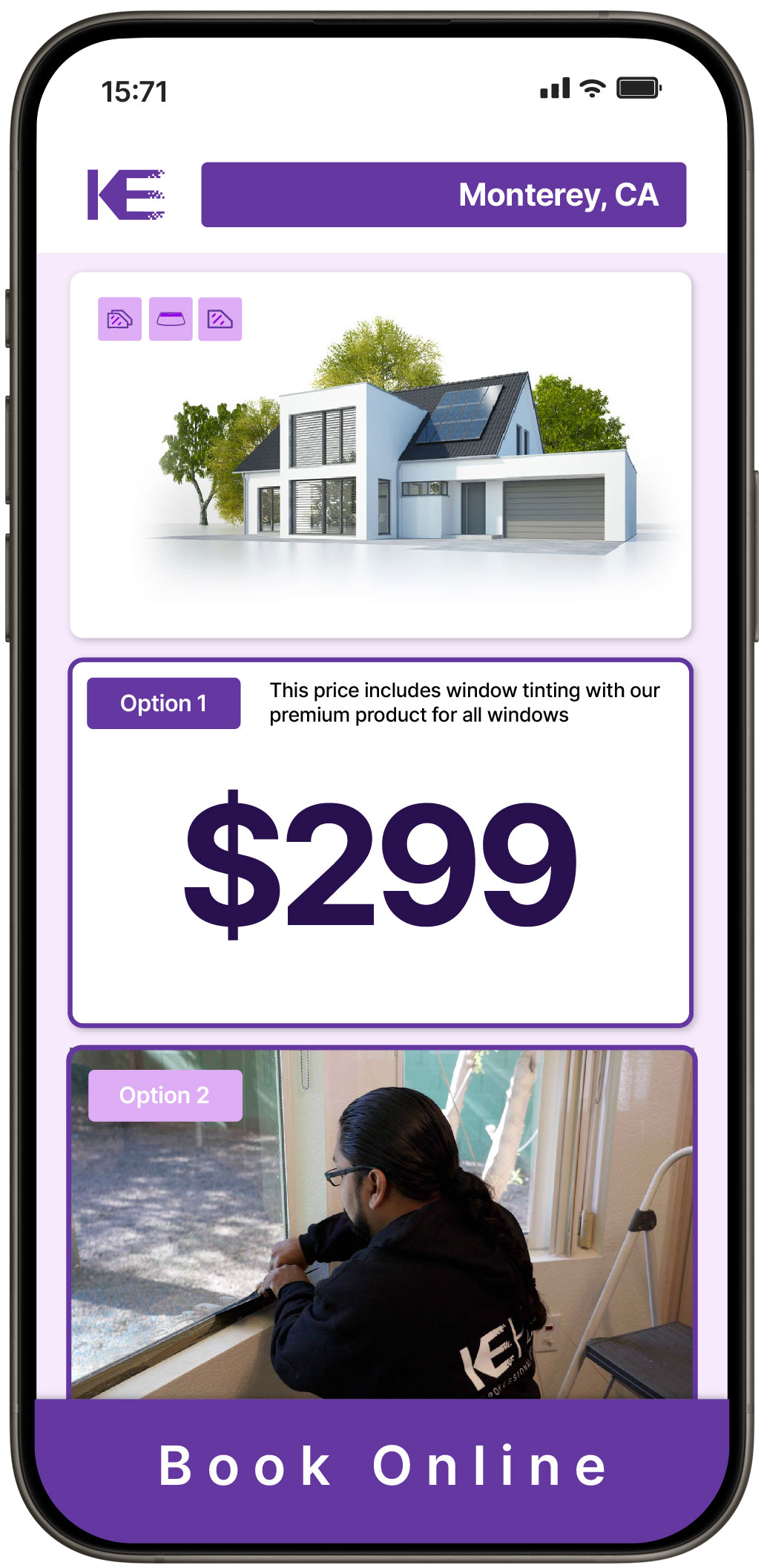 View Affordable Home Window Tinting Rates in Monterey, California