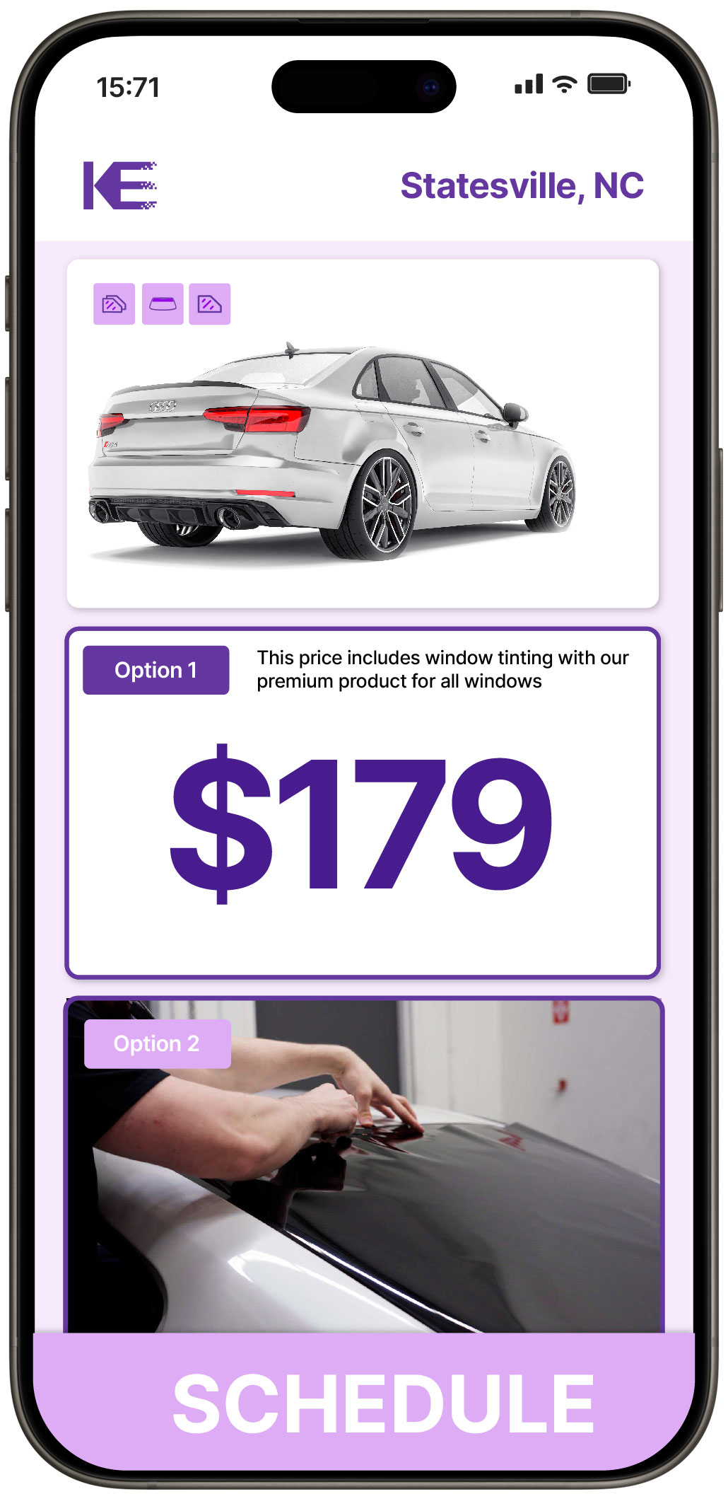 View Affordable Car Window Tinting Prices in Statesville, North Carolina