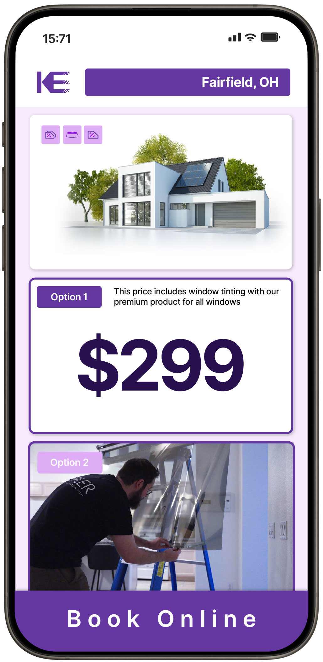 View Competitive Home Window Tinting Costs in Fairfield, Ohio