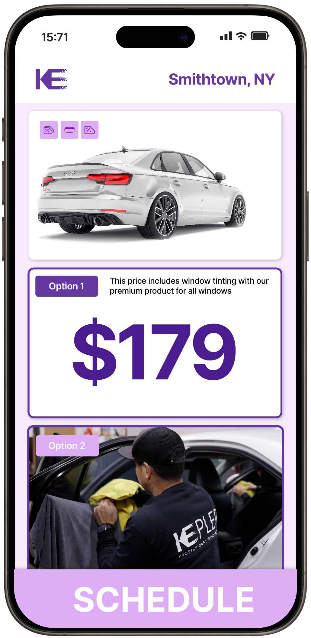 View Competitive Car Window Tinting Costs in Smithtown, New York