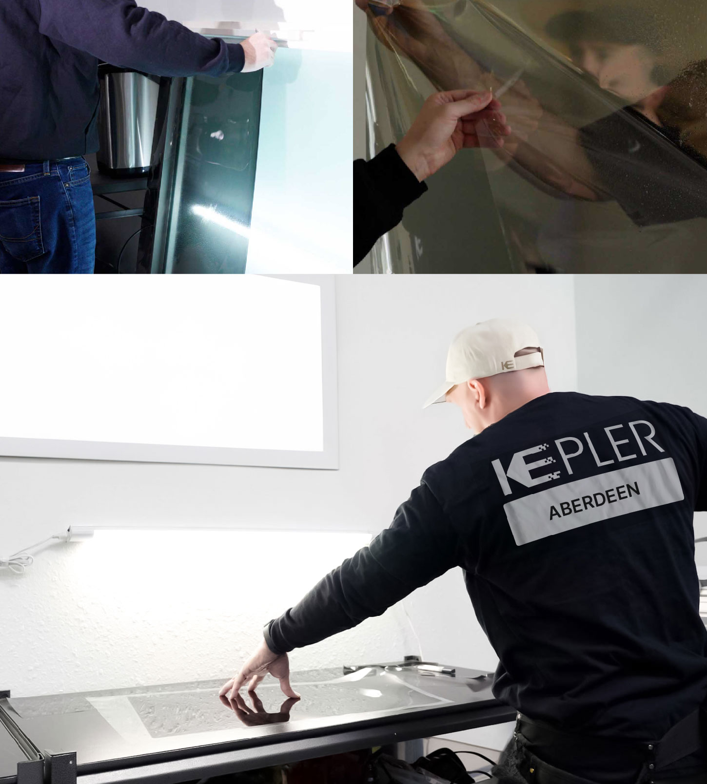 Window Tinting Specialist Cutting Film in Aberdeen, South Dakota