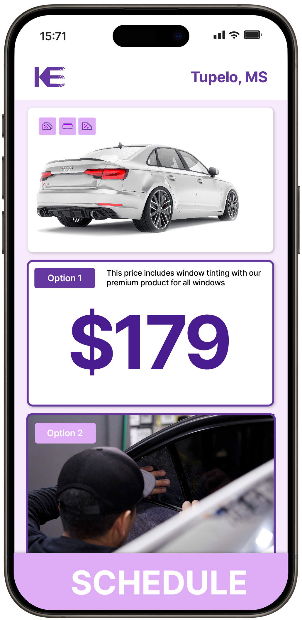 View Reasonable Car Window Tinting Rates in Tupelo, Mississippi