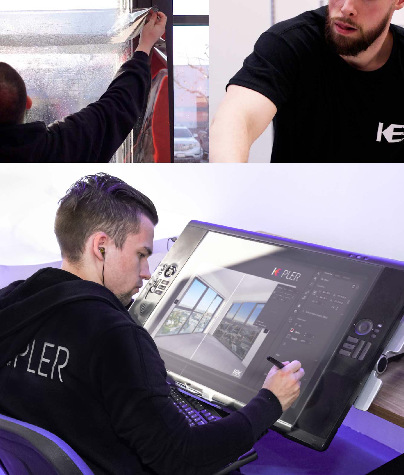 Kepler Specialist Performing Commercial Window Tinting in Dixon Dixon