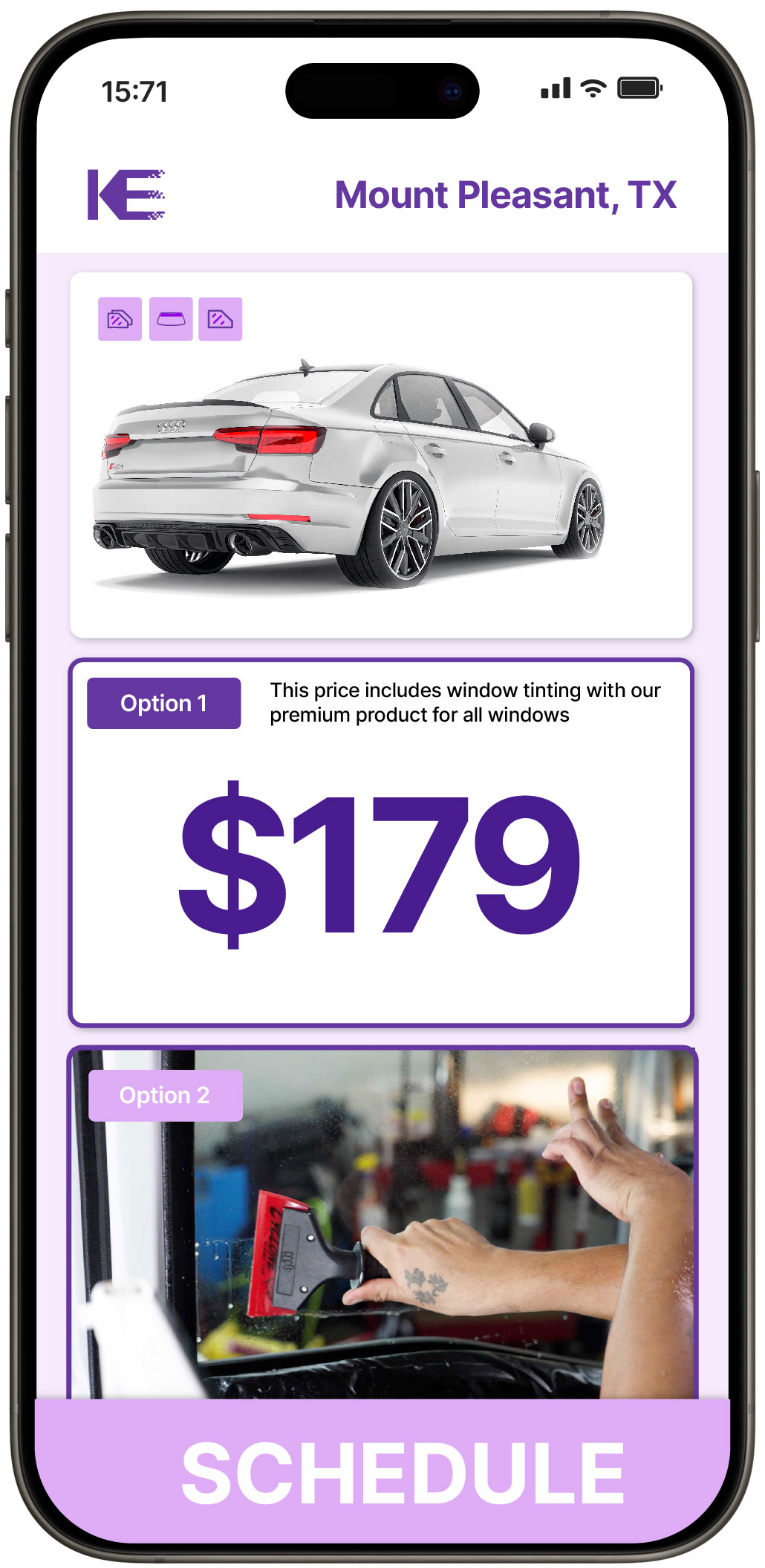 View Competitive Car Window Tinting Prices in Mount Pleasant, Texas