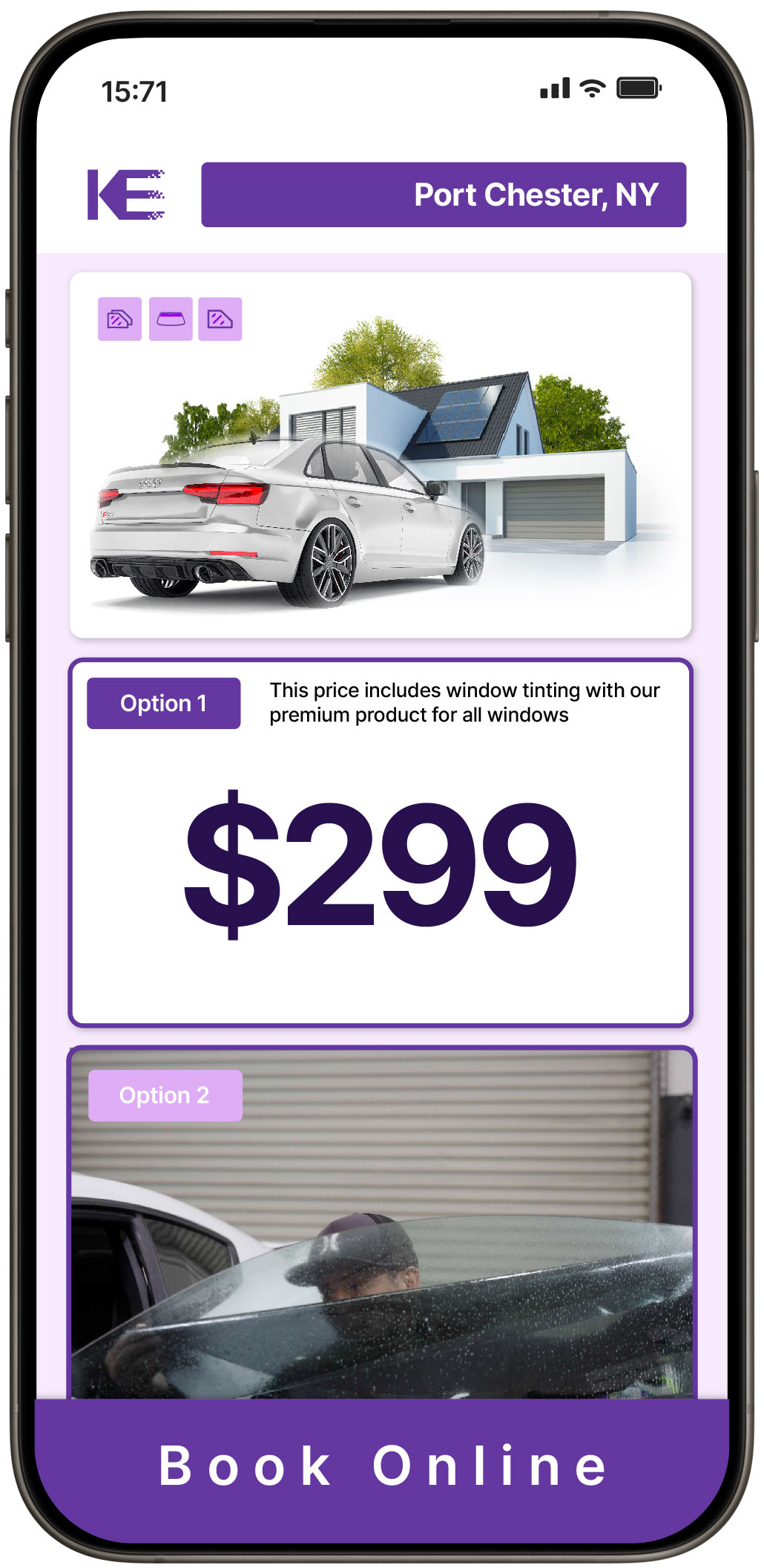 View Affordable Tesla Window Tinting Rates in Kew Gardens, New York